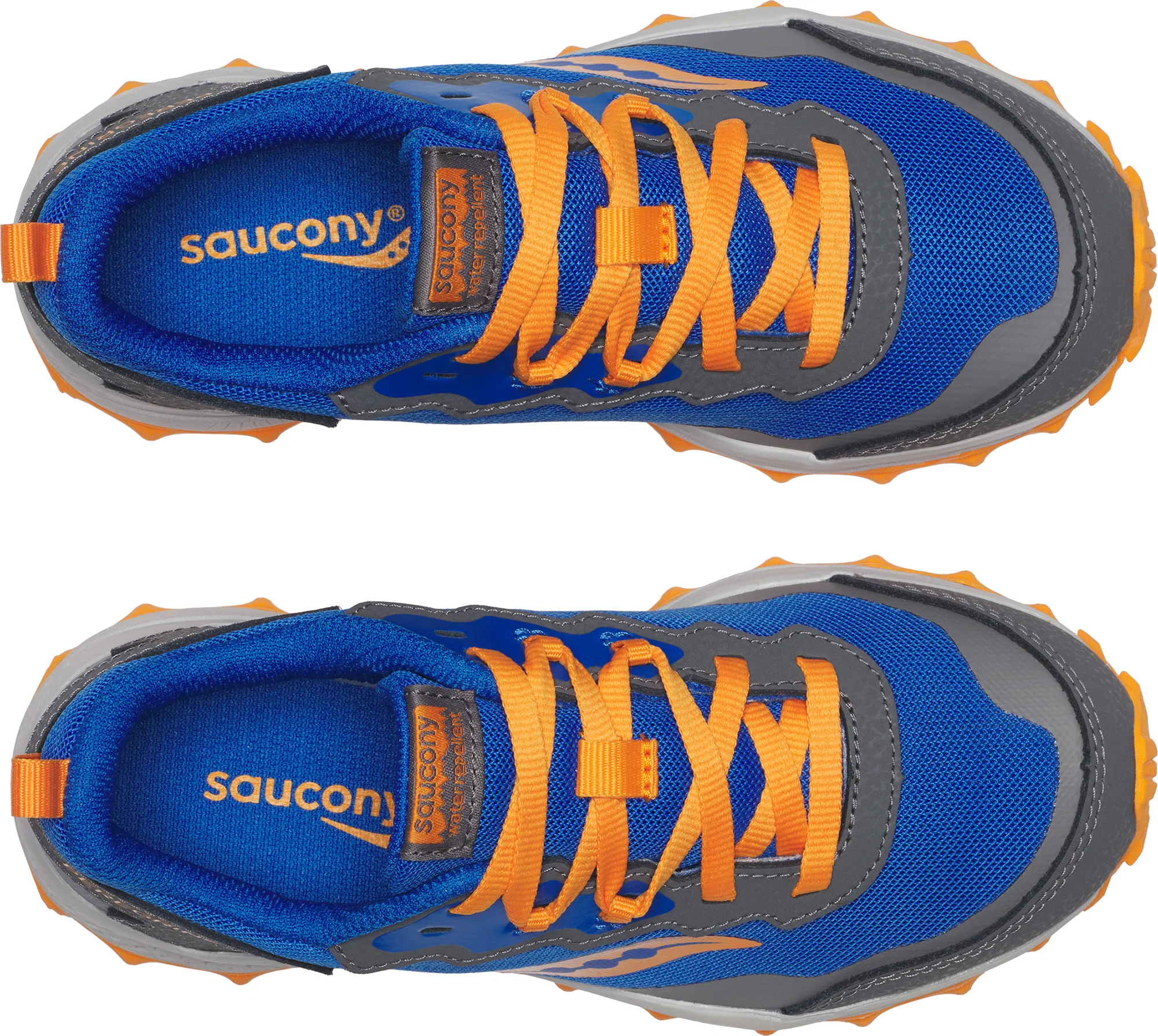 Saucony Peregrine KDZ Shield Junior Trail Running Shoes - Blue - Image 4