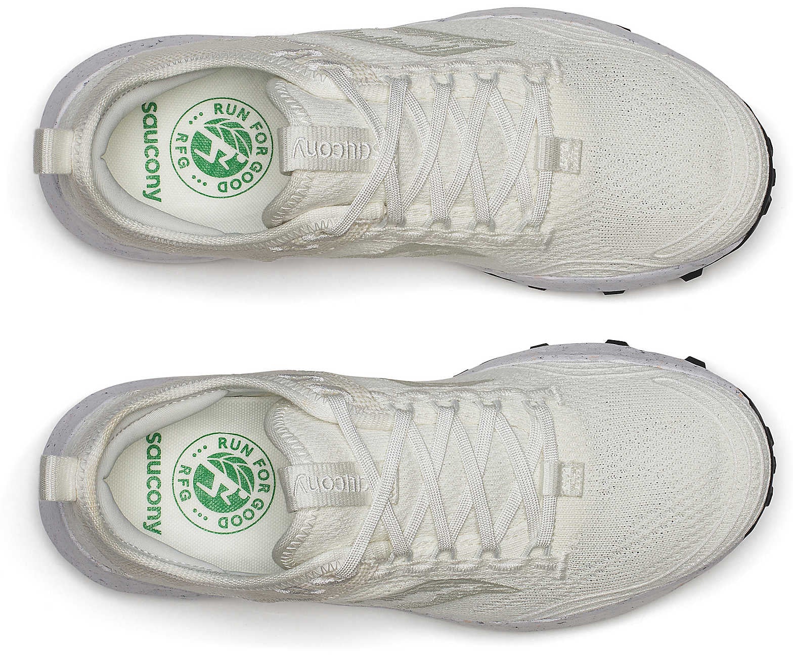 Saucony Peregrine RFG Womens Trail Running Shoes - White - Image 4