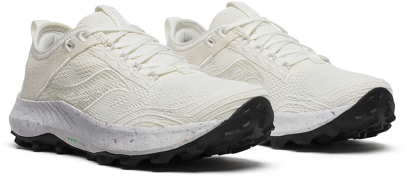 Saucony Peregrine RFG Womens Trail Running Shoes - White - Image 6