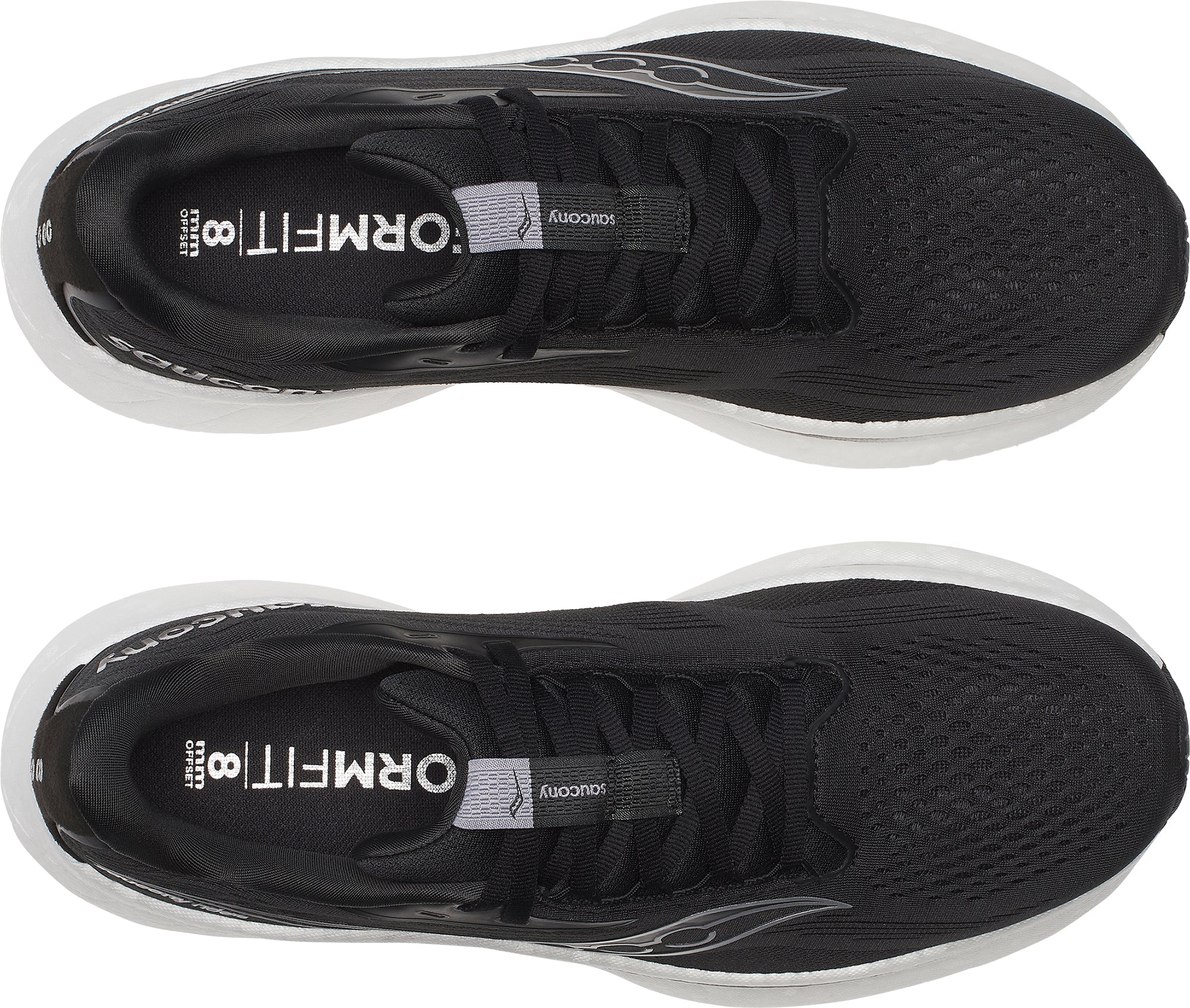 Saucony Ride 18 Mens Running Shoes - Black - Image 4