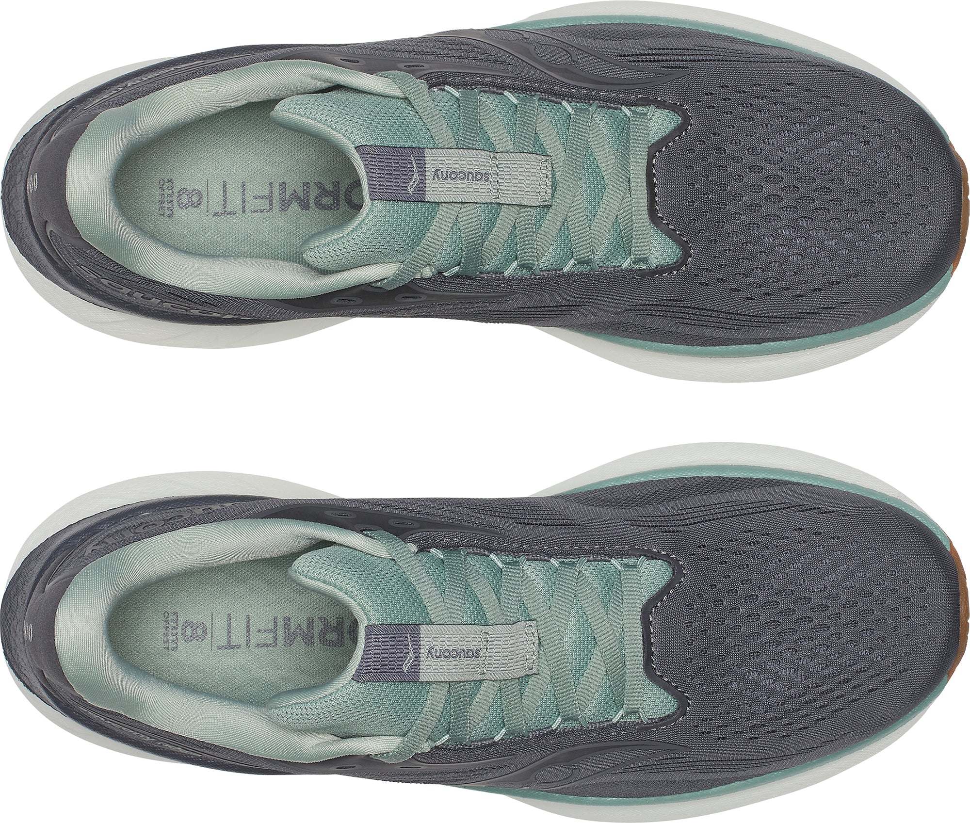 Saucony Ride 18 Mens Running Shoes - Grey - Image 4