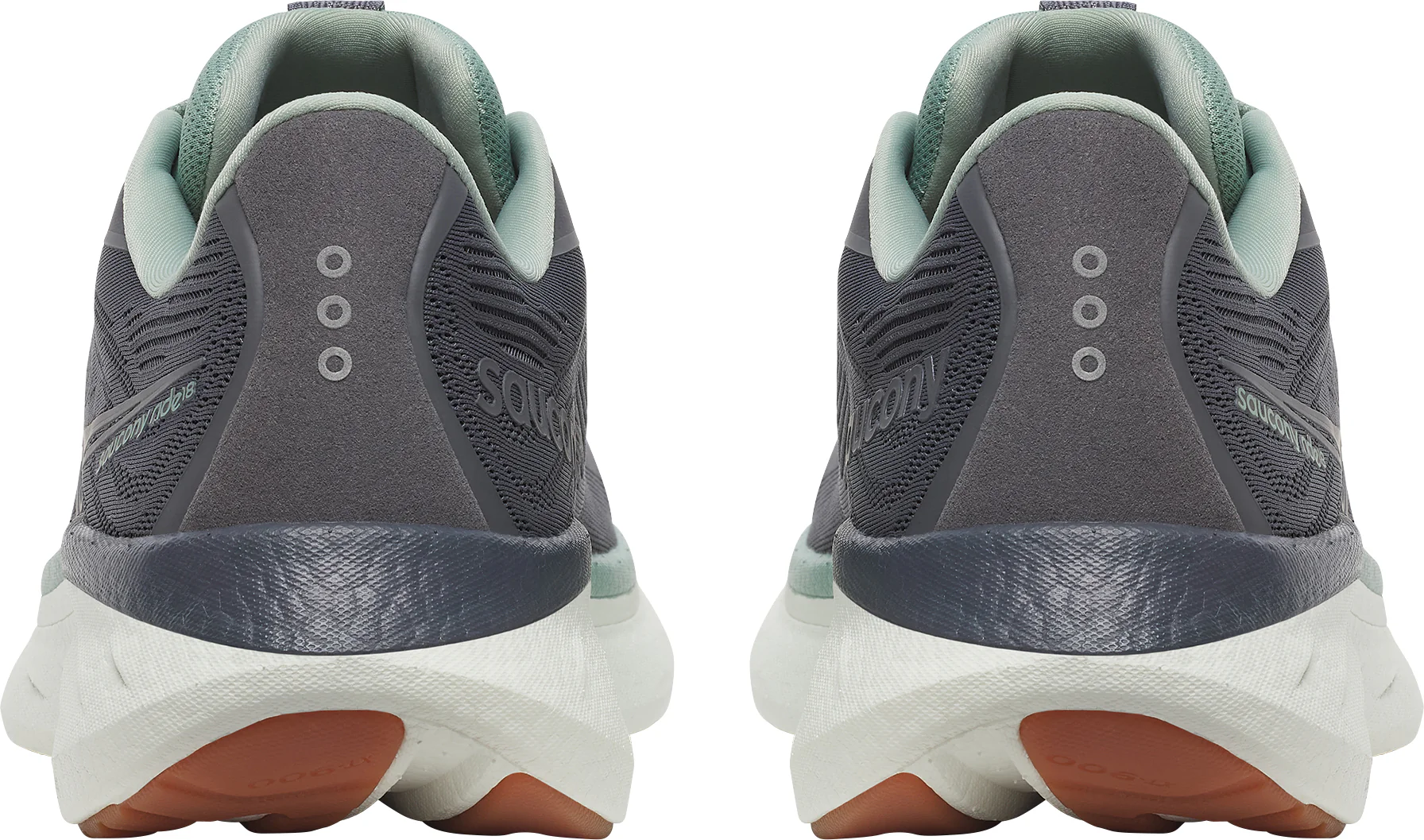 Saucony Ride 18 Mens Running Shoes - Grey - Image 5