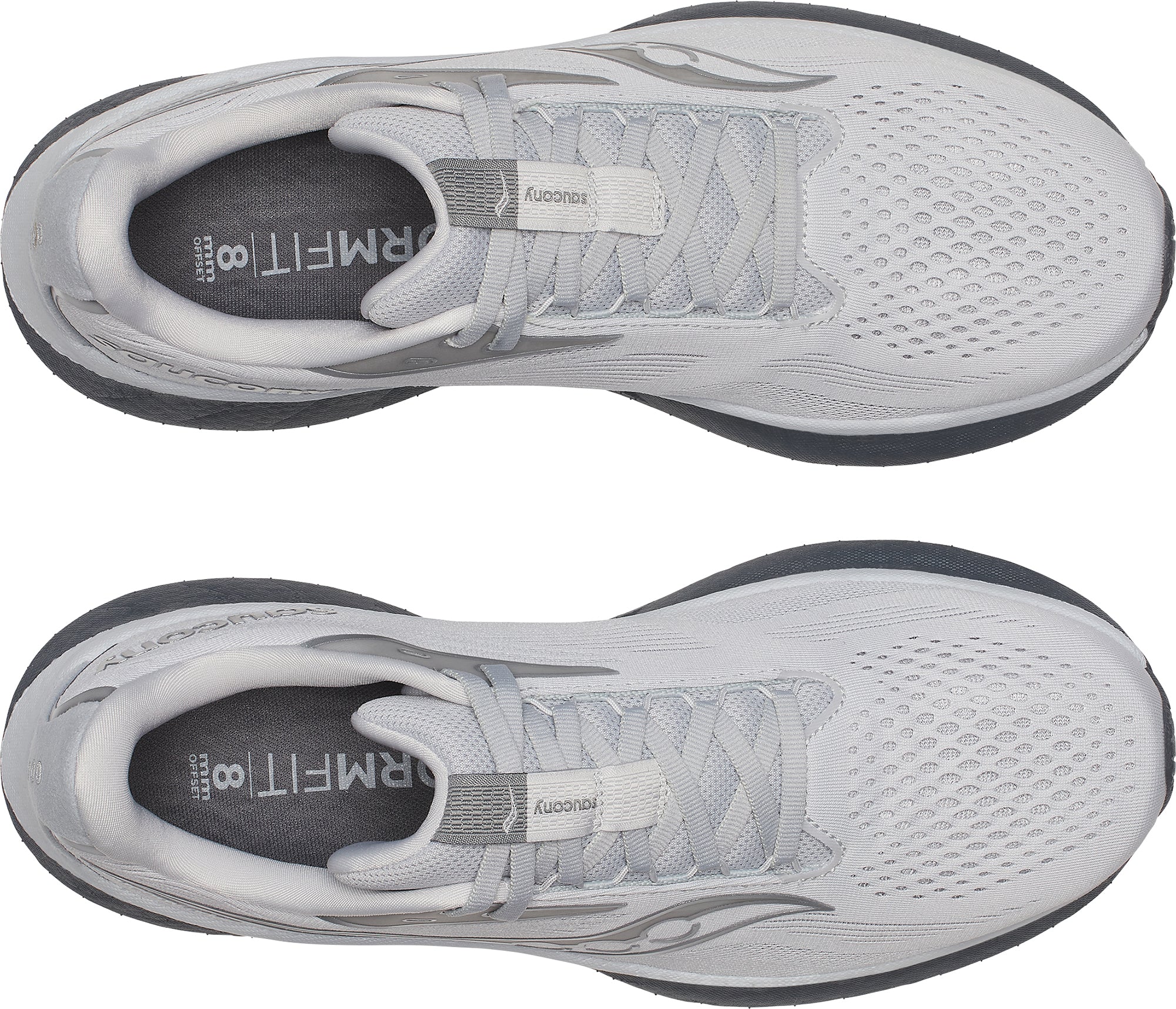 Saucony Ride 18 Mens Running Shoes - Grey - Image 4