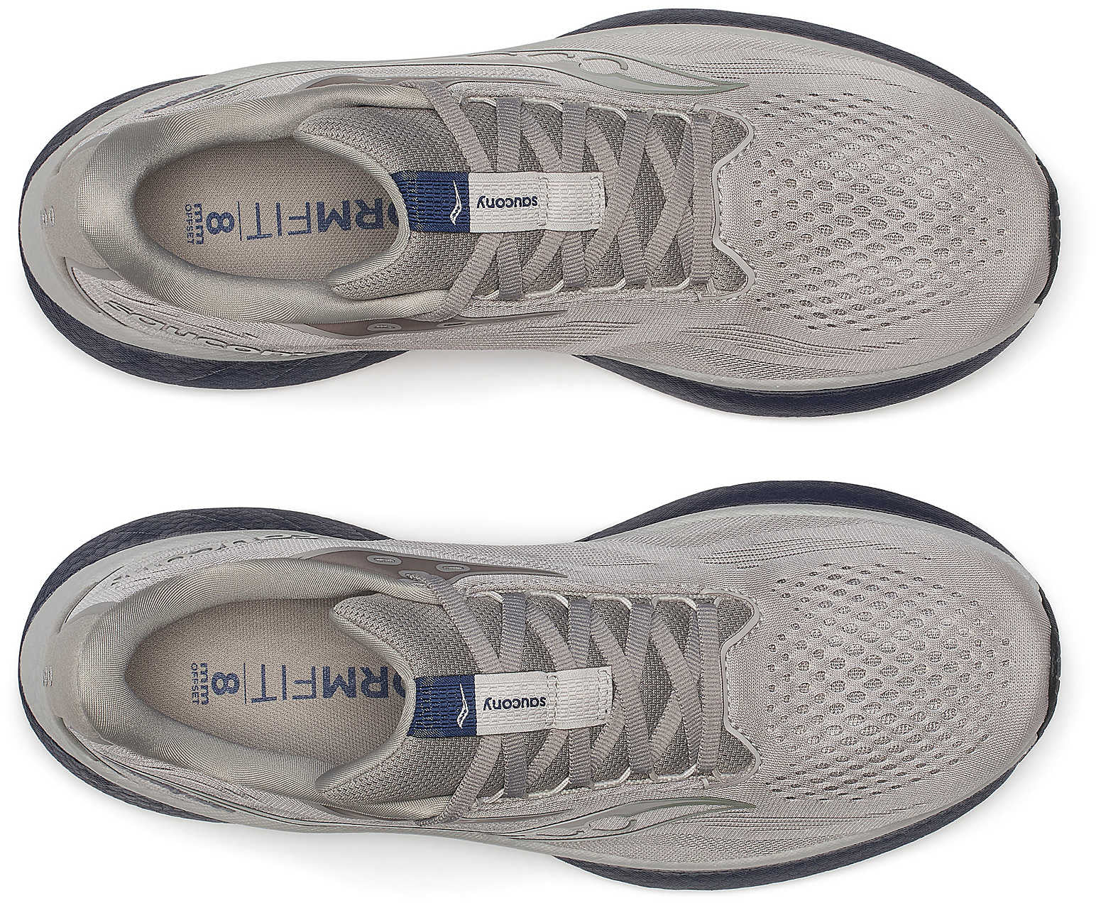 Saucony Ride 18 Mens Running Shoes - Grey - Image 4