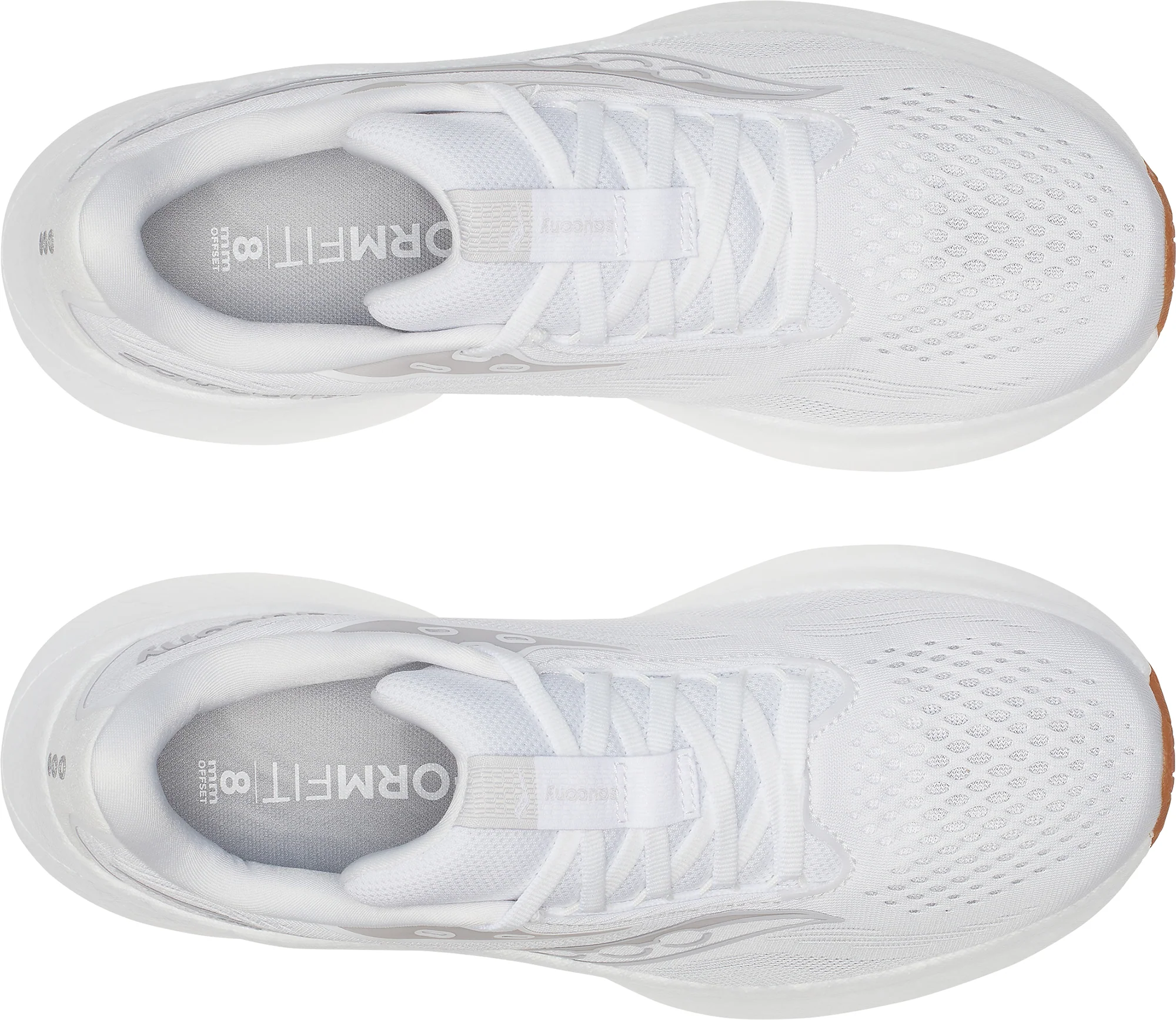 Saucony Ride 18 Womens Running Shoes - White - Image 4