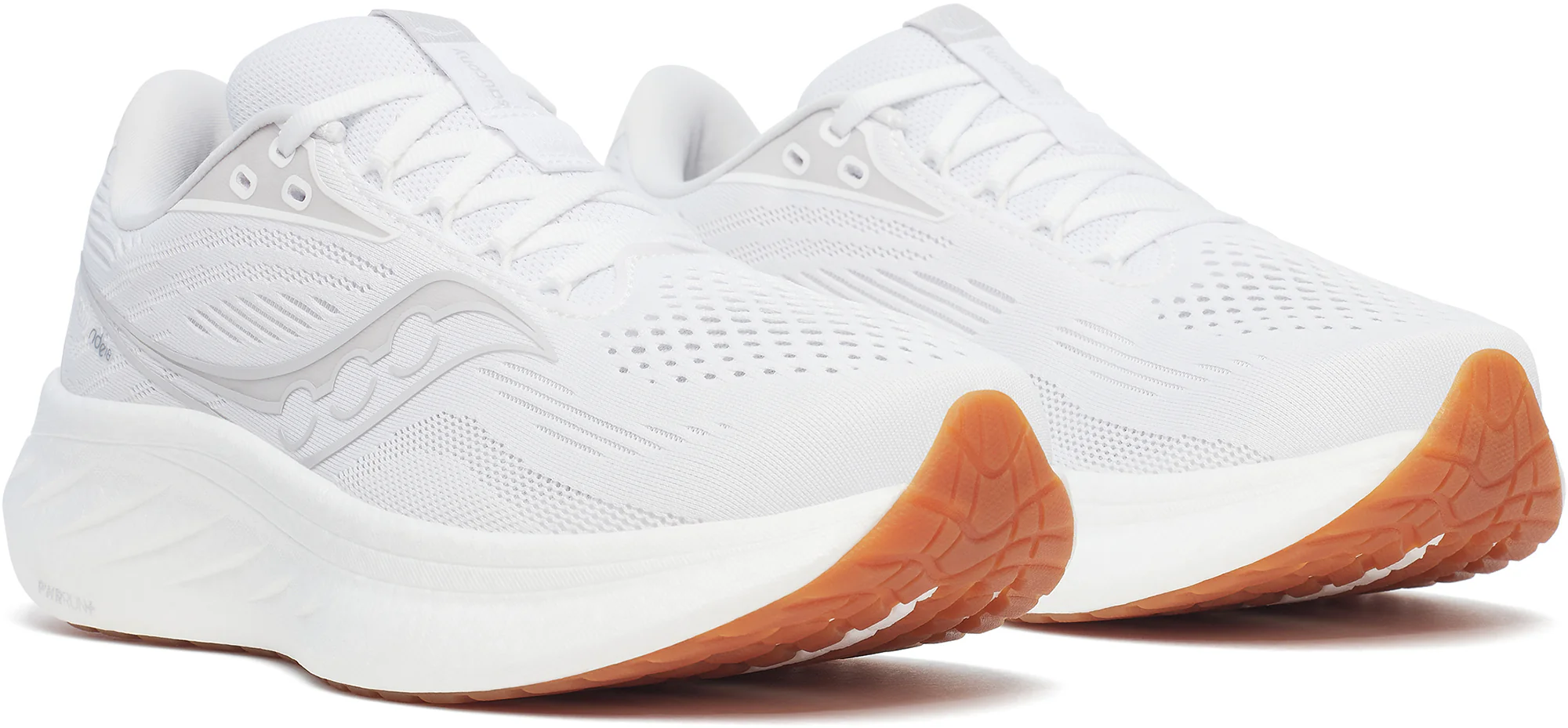 Saucony Ride 18 Womens Running Shoes - White - Image 6