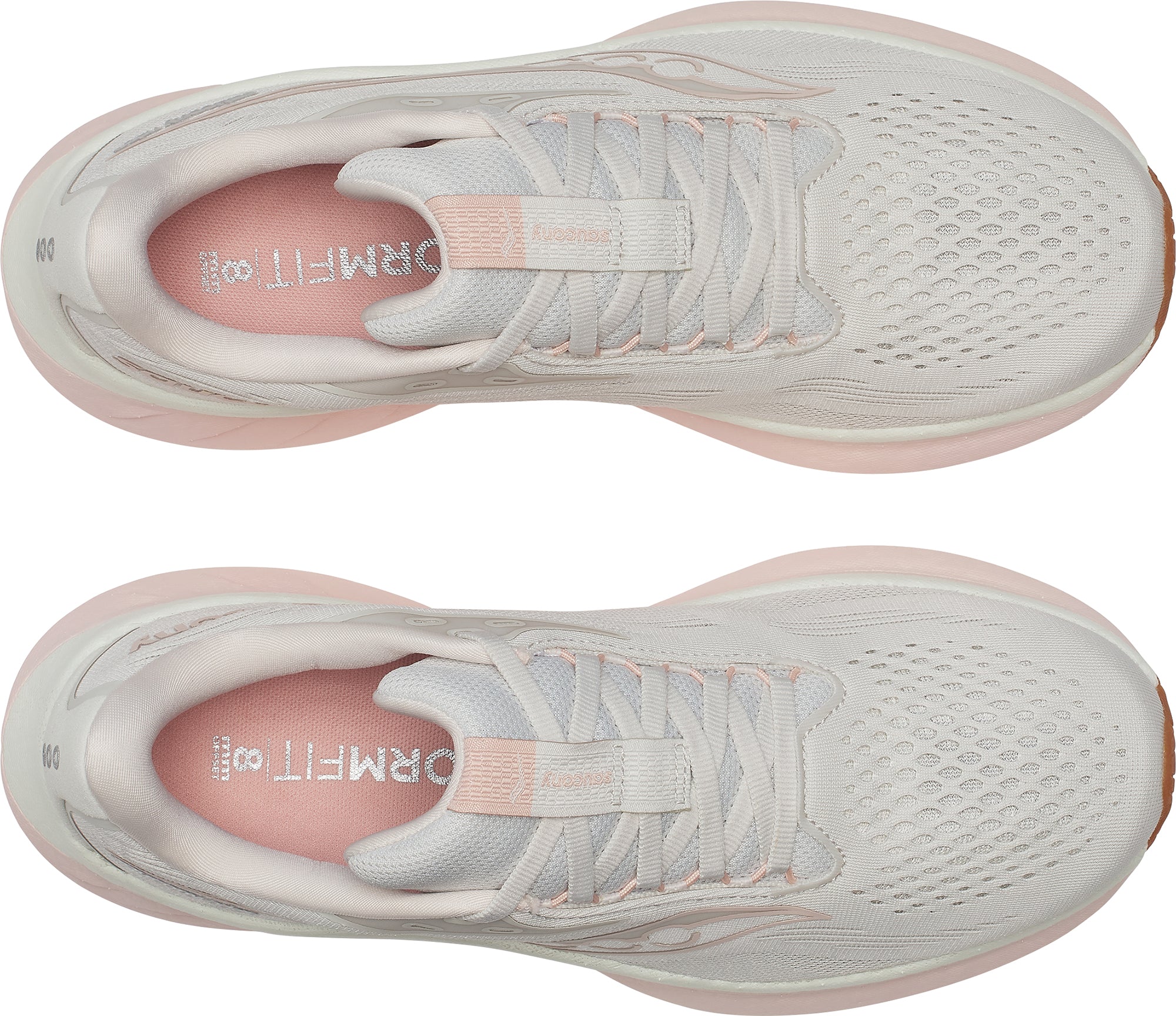 Saucony Ride 18 Womens Running Shoes - White - Image 4