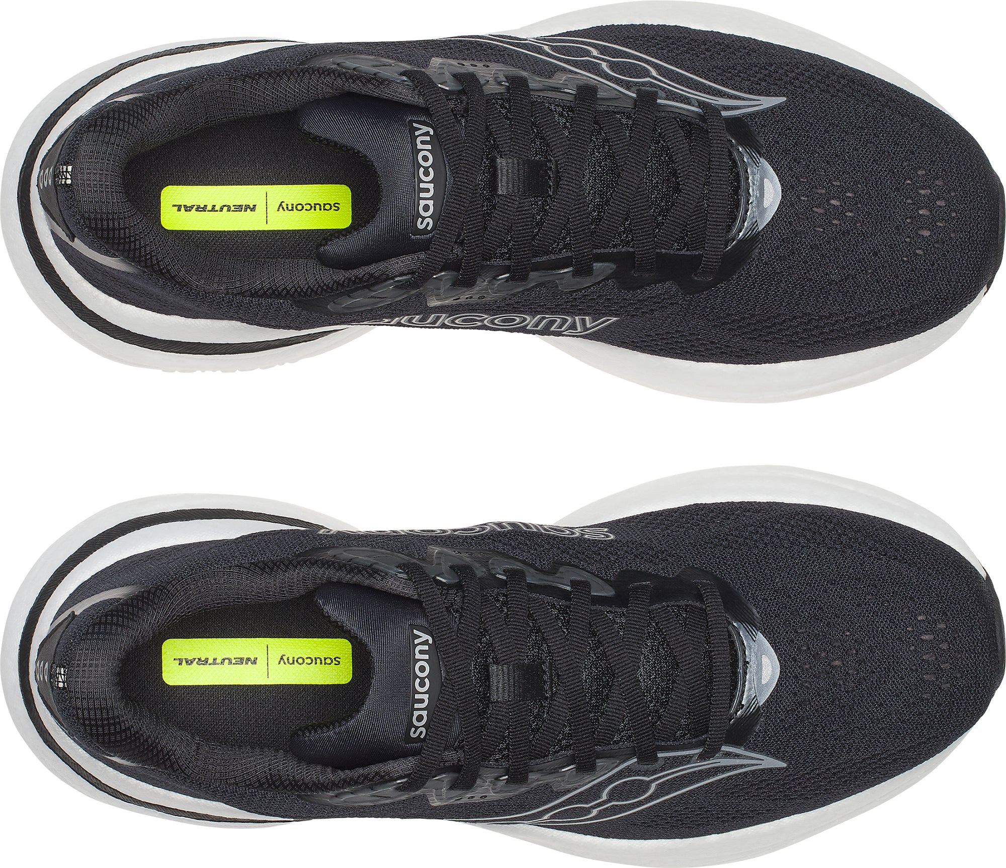 Saucony Ride 19 Mens Running Shoes - Black - Image 4
