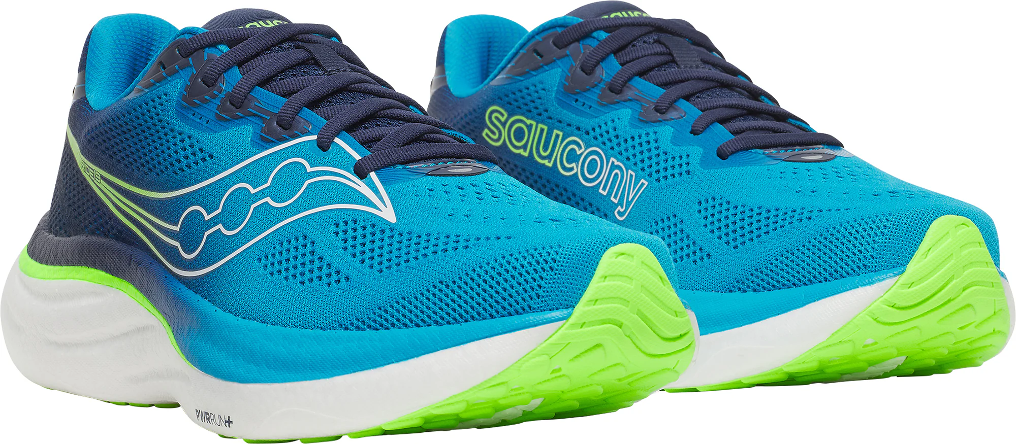 Saucony Ride 19 Mens Running Shoes - Blue - Image 6