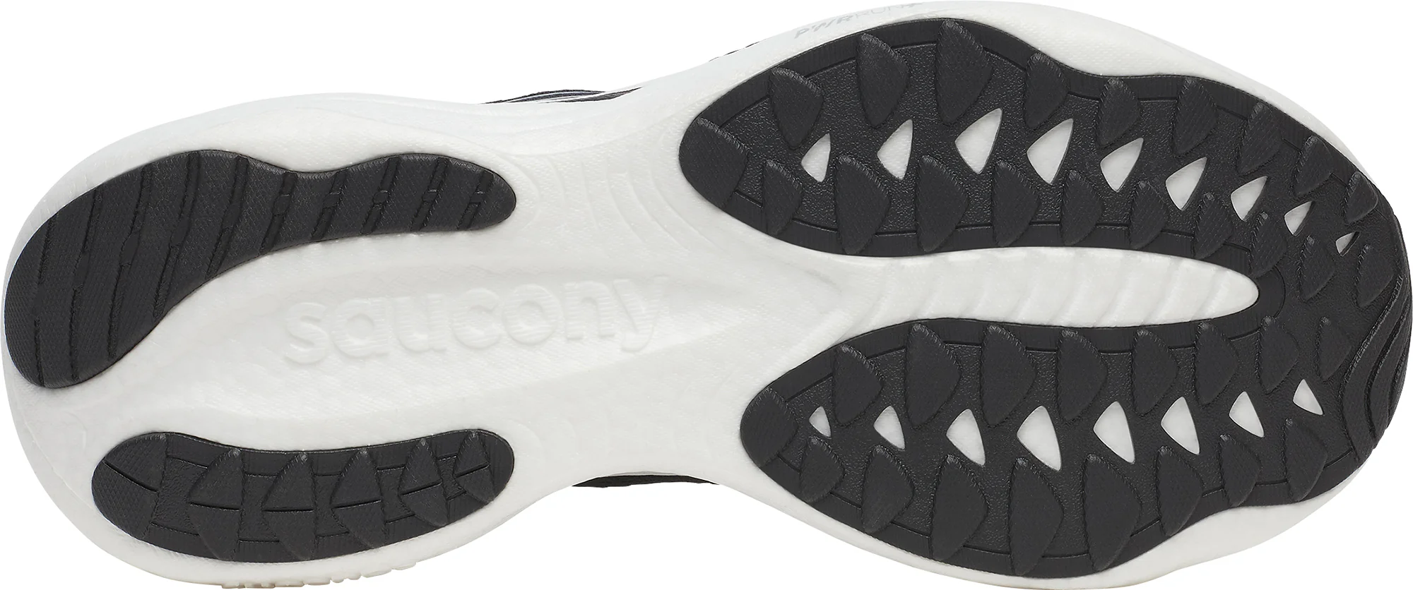 Saucony Ride 19 WIDE FIT Mens Running Shoes - Black - Image 2