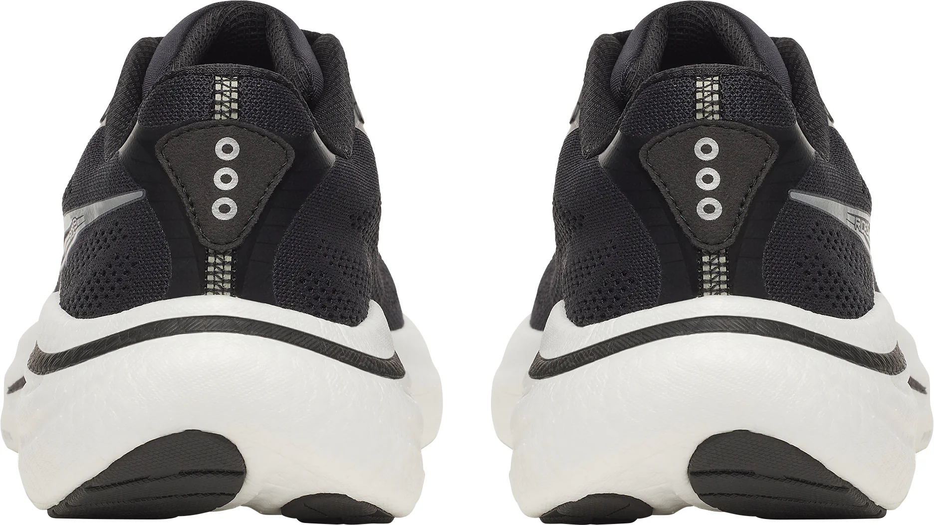 Saucony Ride 19 WIDE FIT Womens Running Shoes - Black - Image 5