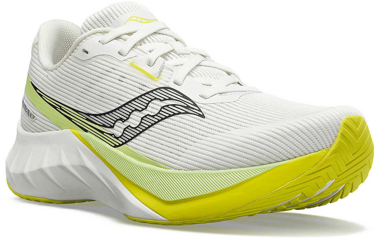 Saucony Tide 2 Mens Running Shoes - White - Image 5