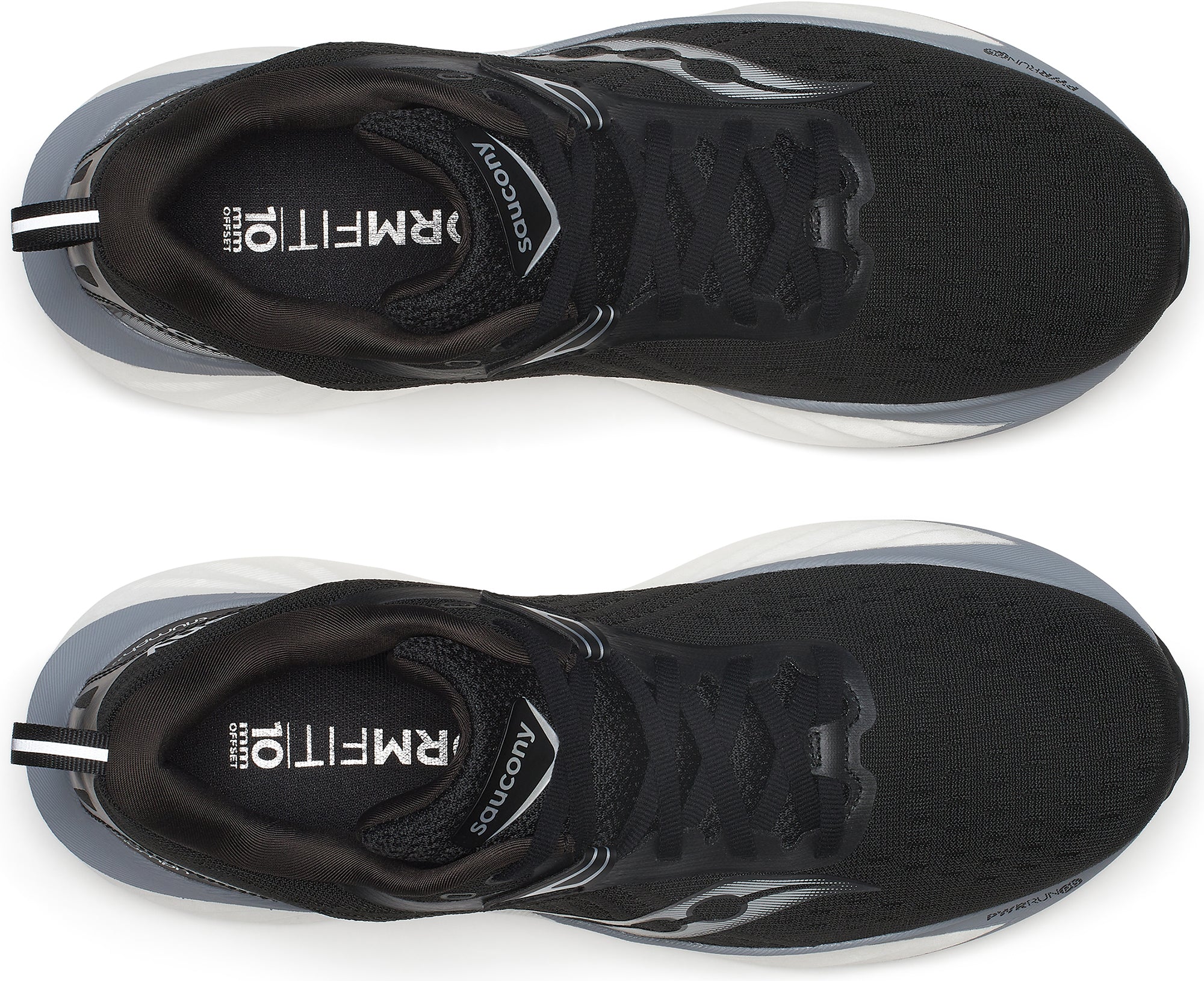 Saucony Triumph 22 Mens Running Shoes - Black - Image 4