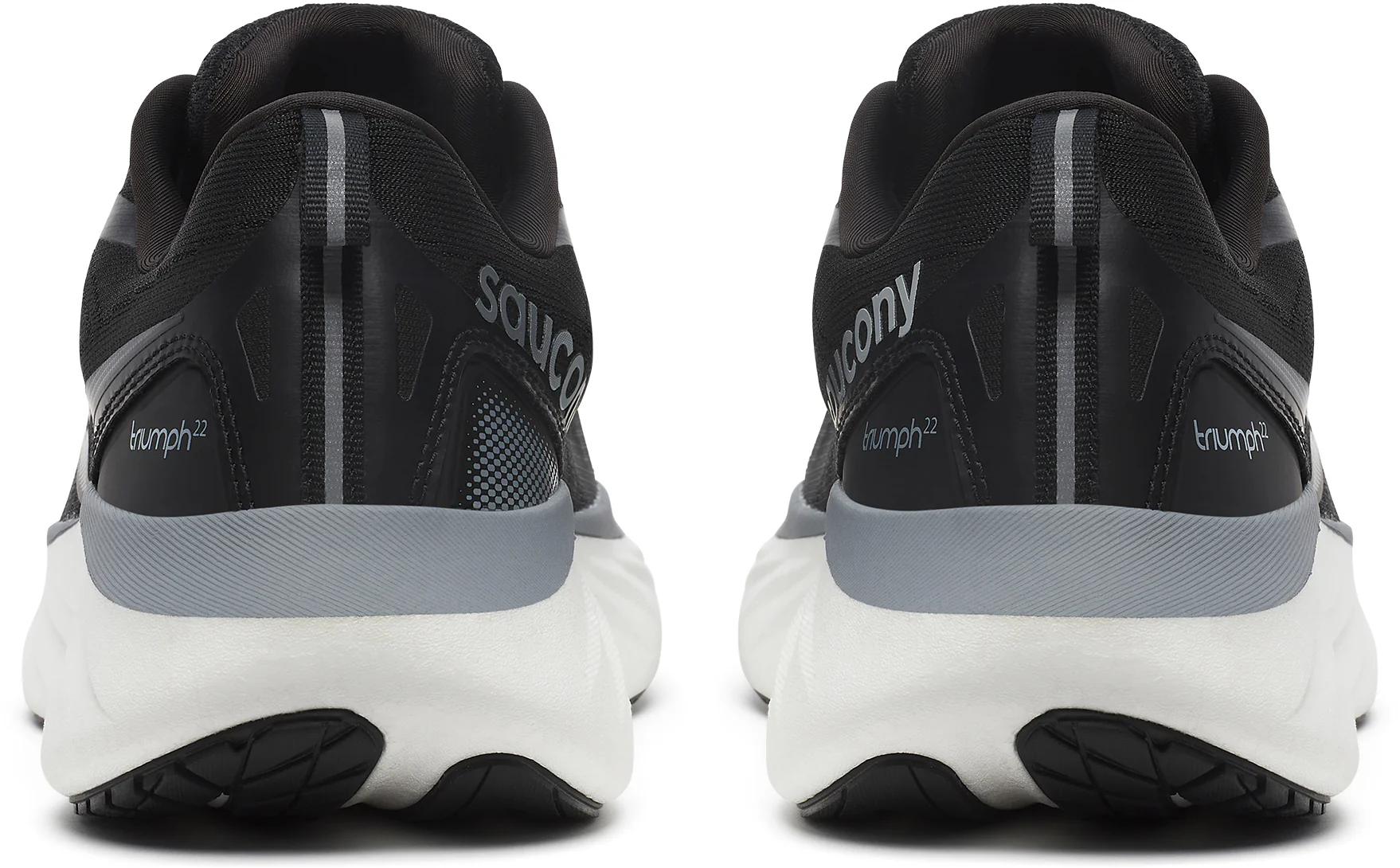 Saucony Triumph 22 Mens Running Shoes - Black - Image 5
