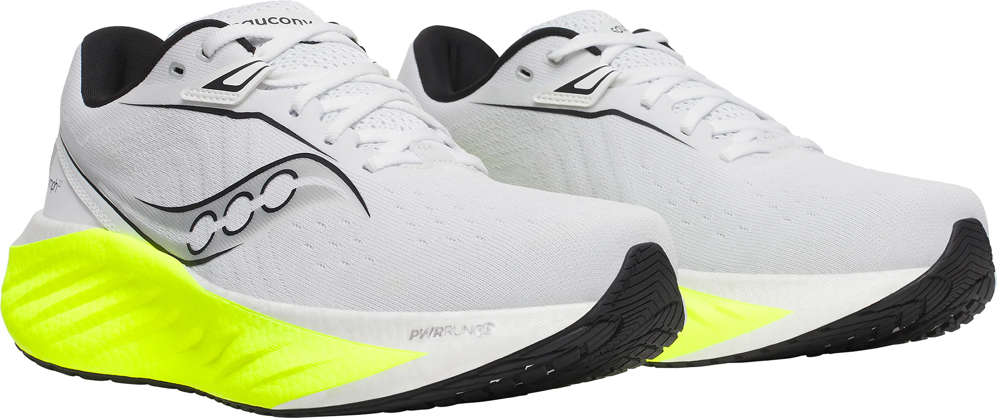 Saucony Triumph 22 Mens Running Shoes - White - Image 6