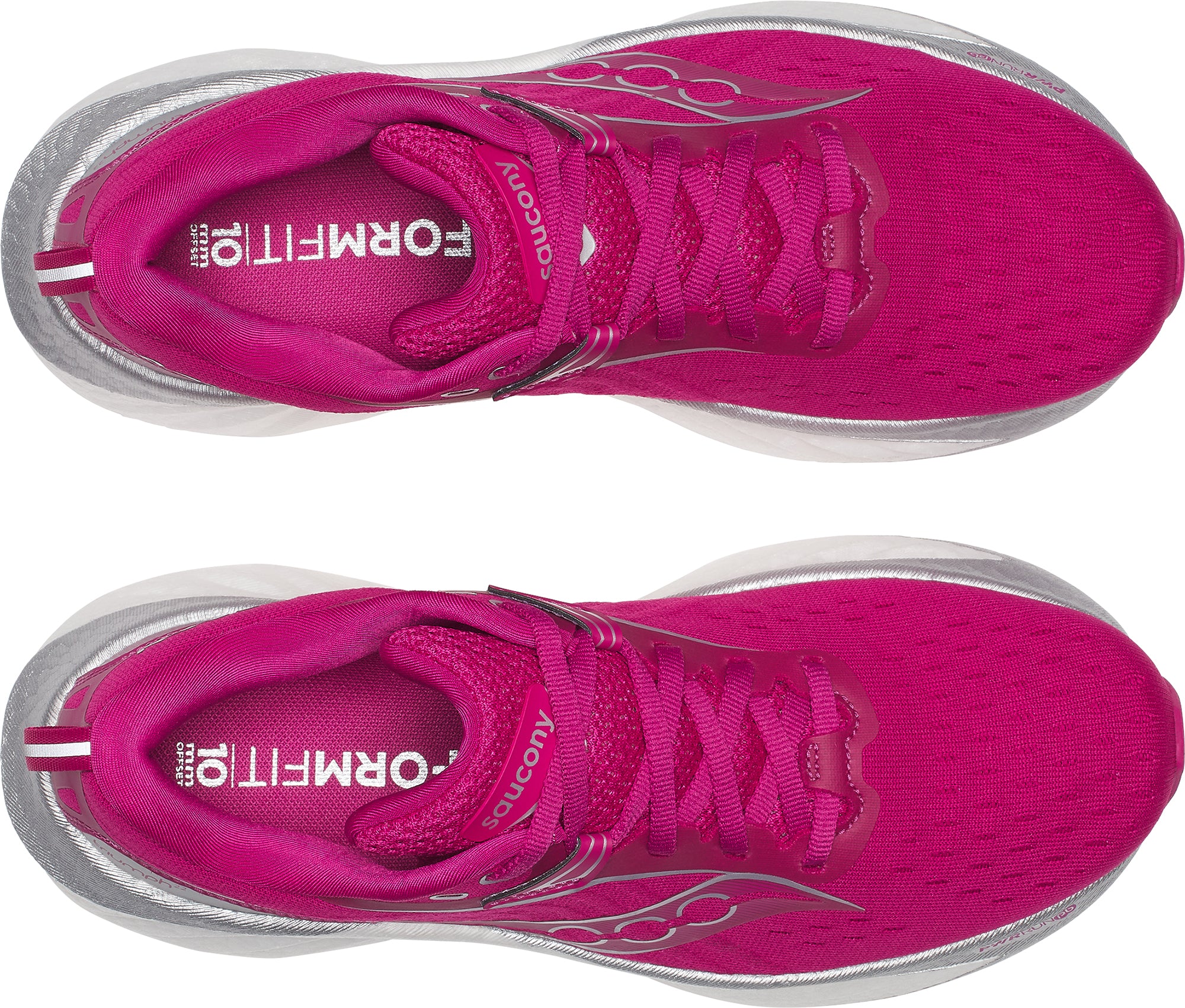 Saucony Triumph 22 Womens Running Shoes - Pink - Image 4