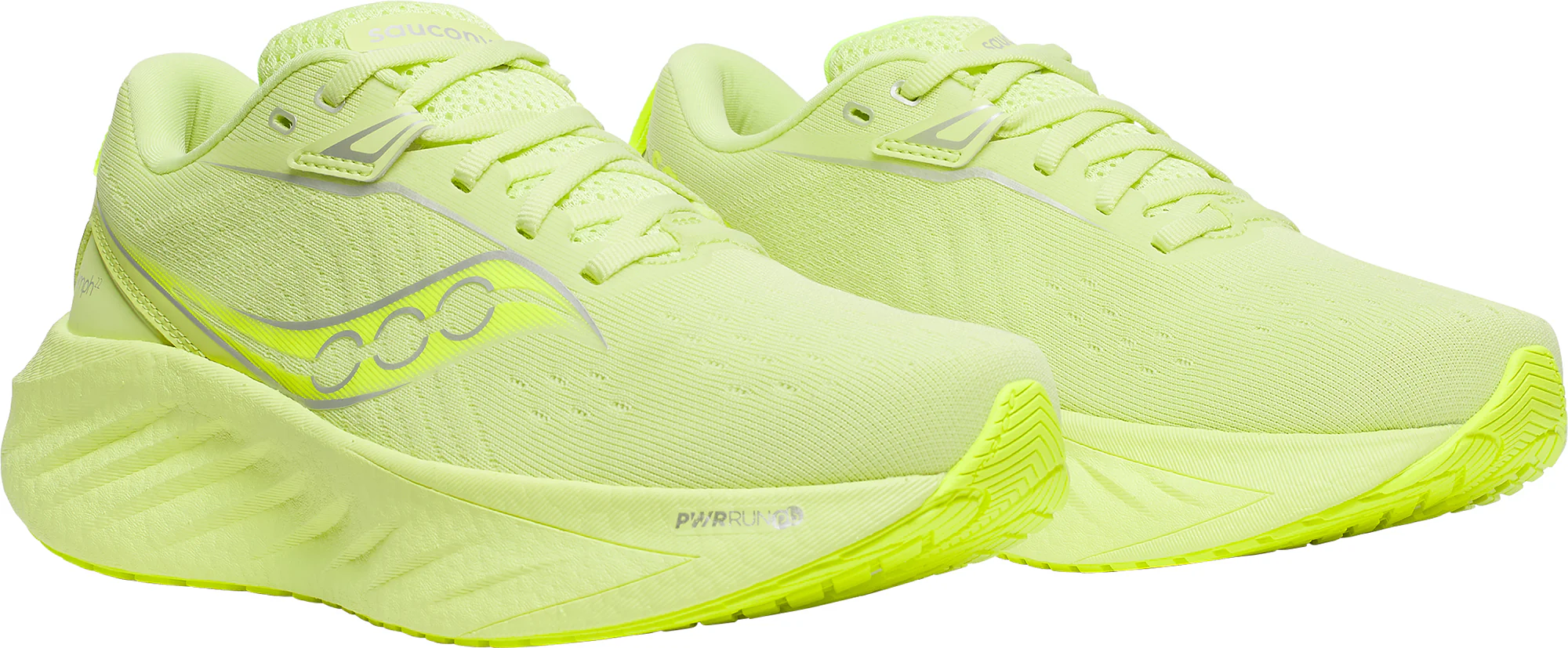 Saucony Triumph 22 Womens Running Shoes - Yellow - Image 6