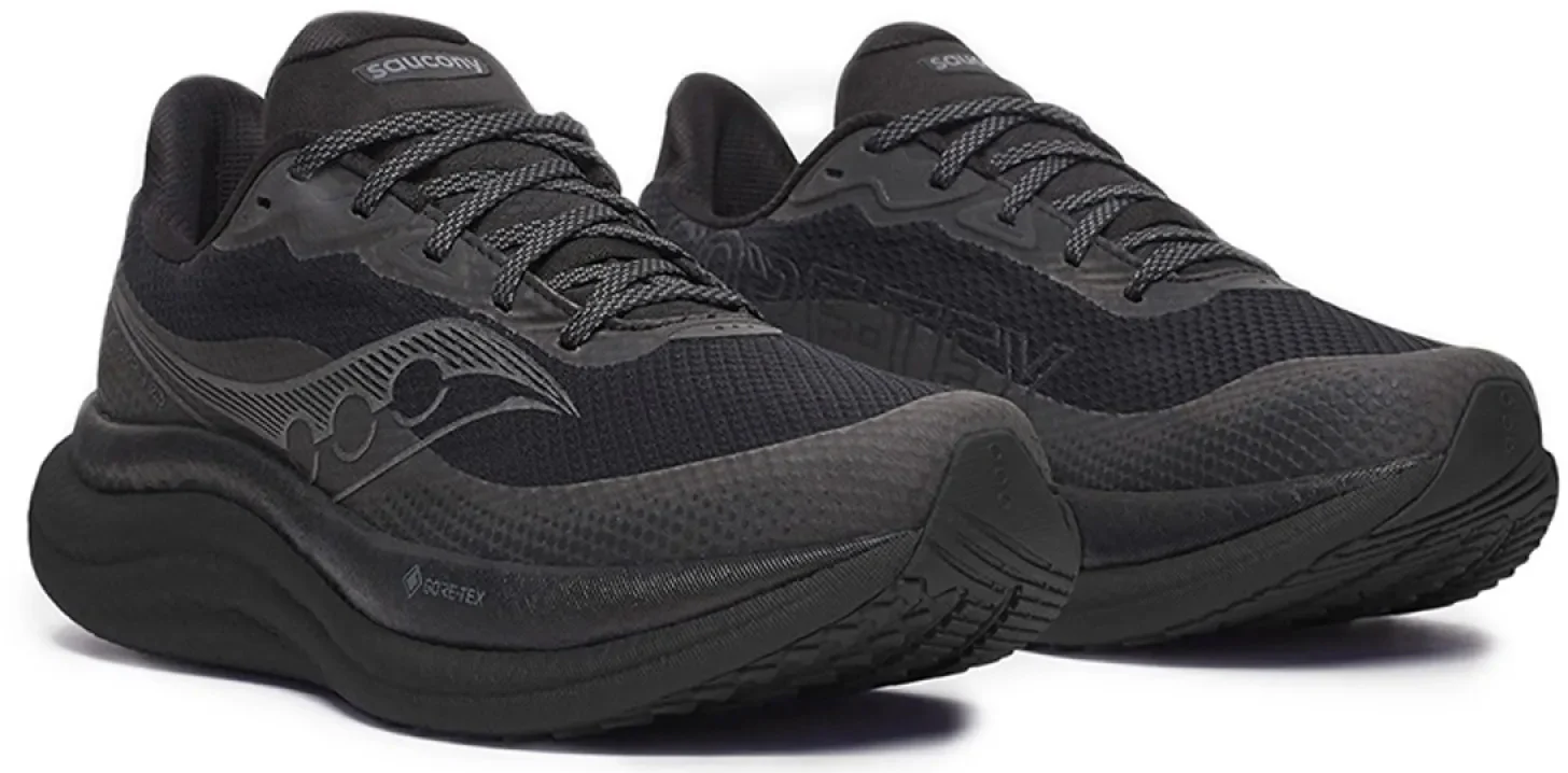 Saucony Triumph 23 GORE-TEX Mens Running Shoes - Black - Image 6