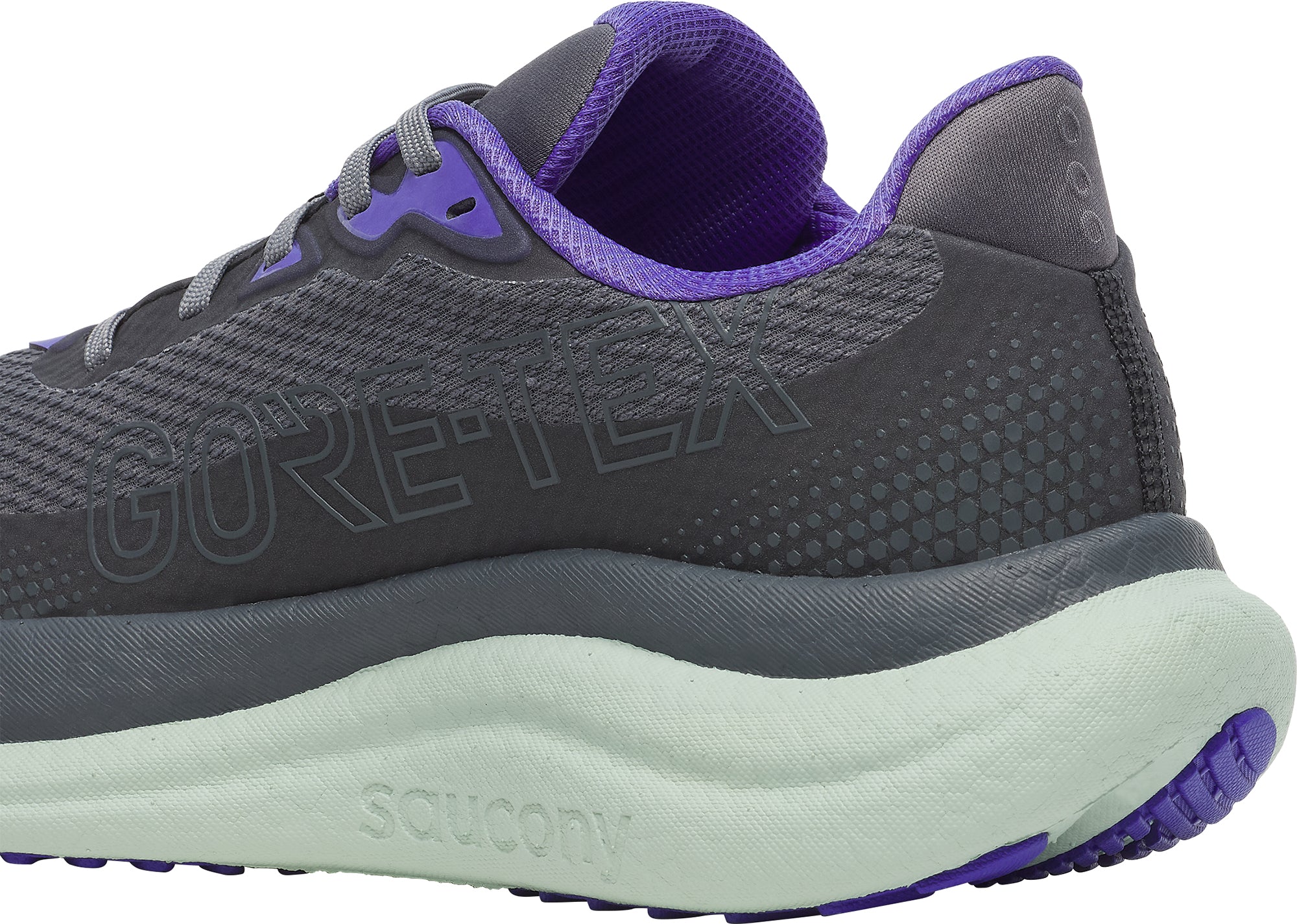 Saucony Triumph 23 GORE-TEX Womens Running Shoes - Grey - Image 7