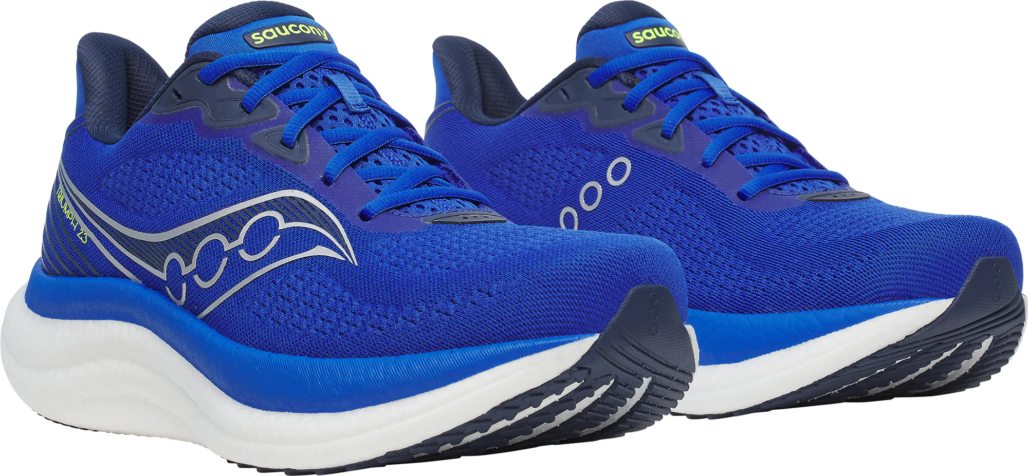 Saucony Triumph 23 Mens Running Shoes - Blue - Image 6