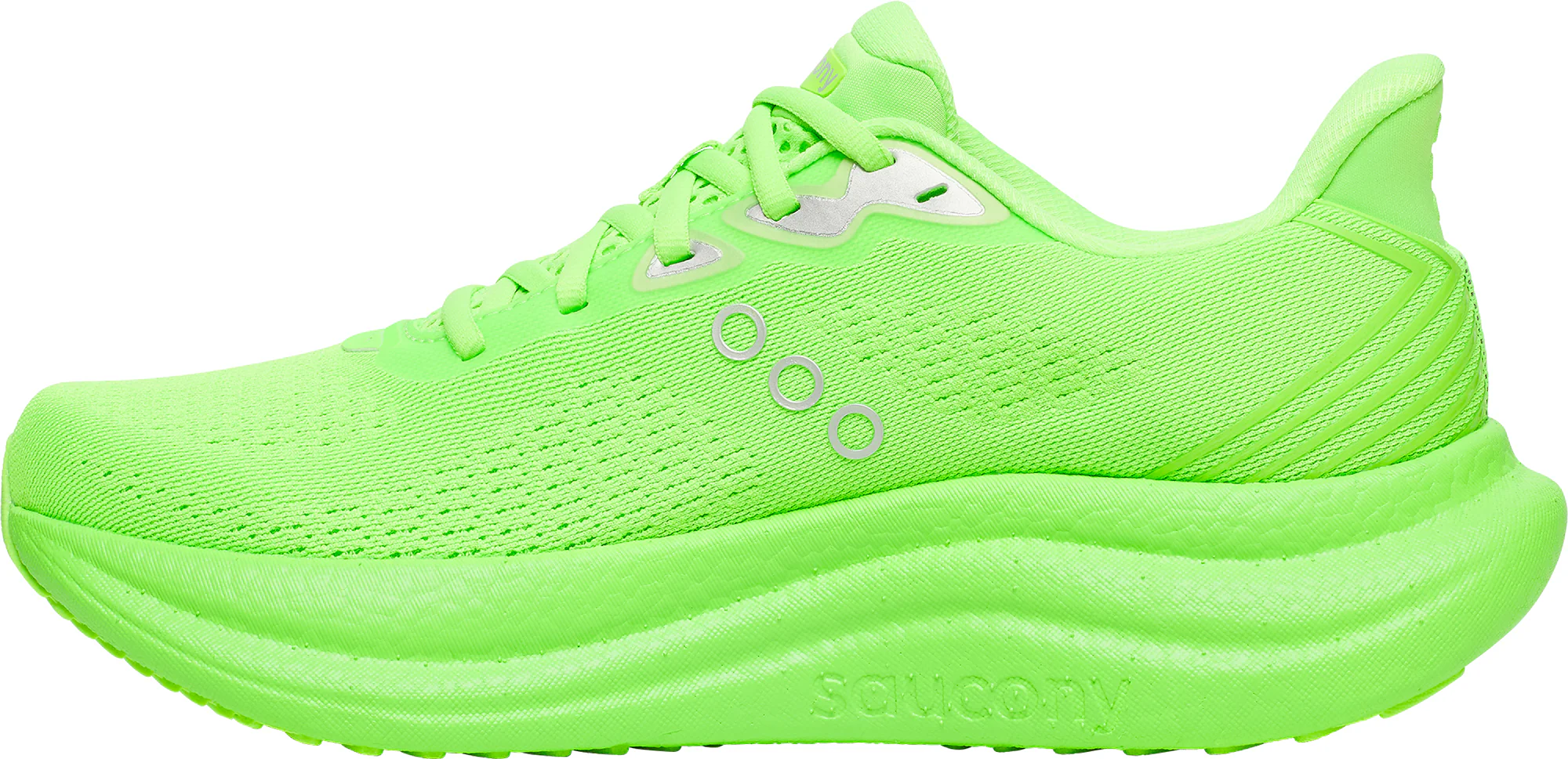 Saucony Triumph 23 Mens Running Shoes - Green - Image 3