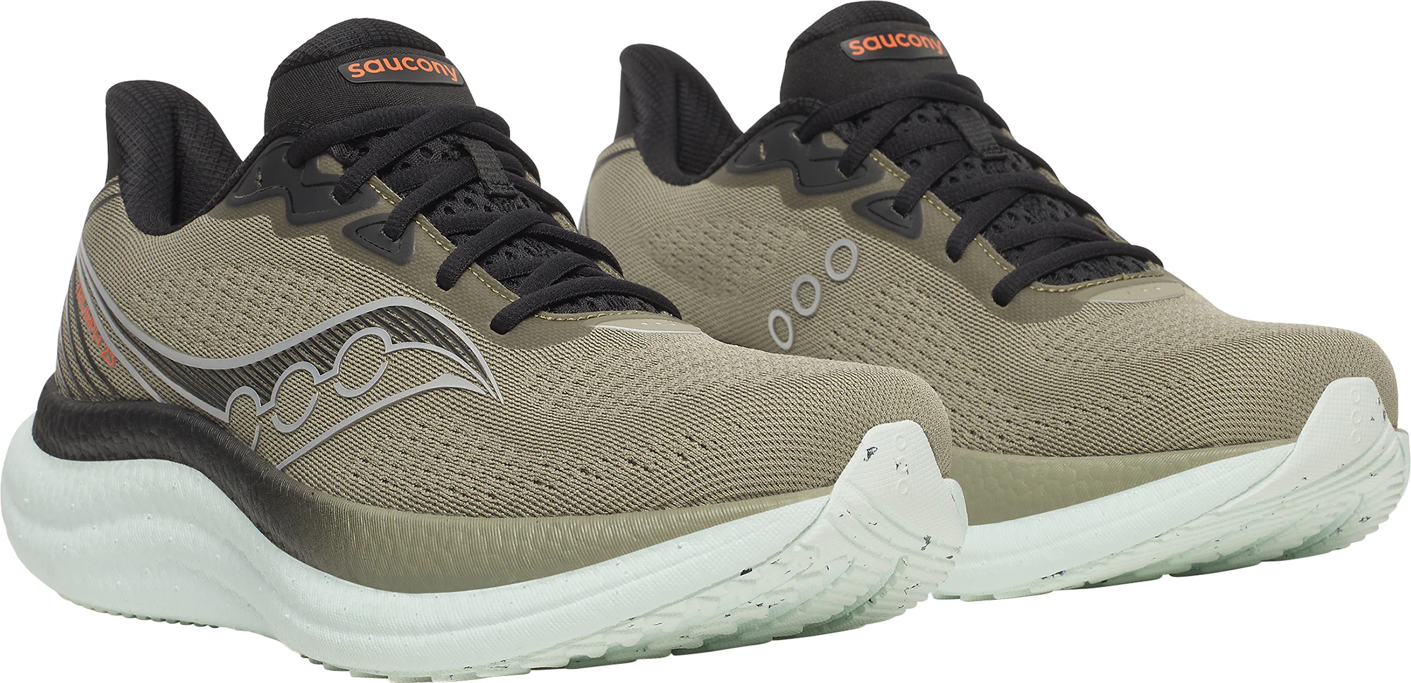 Saucony Triumph 23 Mens Running Shoes - Green - Image 6
