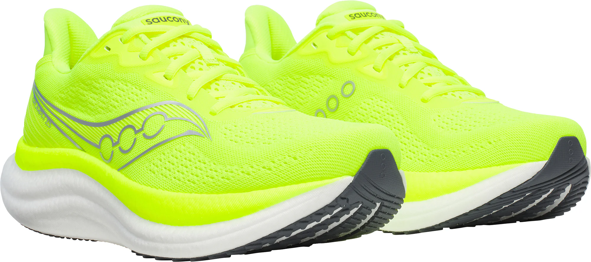 Saucony Triumph 23 Mens Running Shoes - Yellow - Image 6