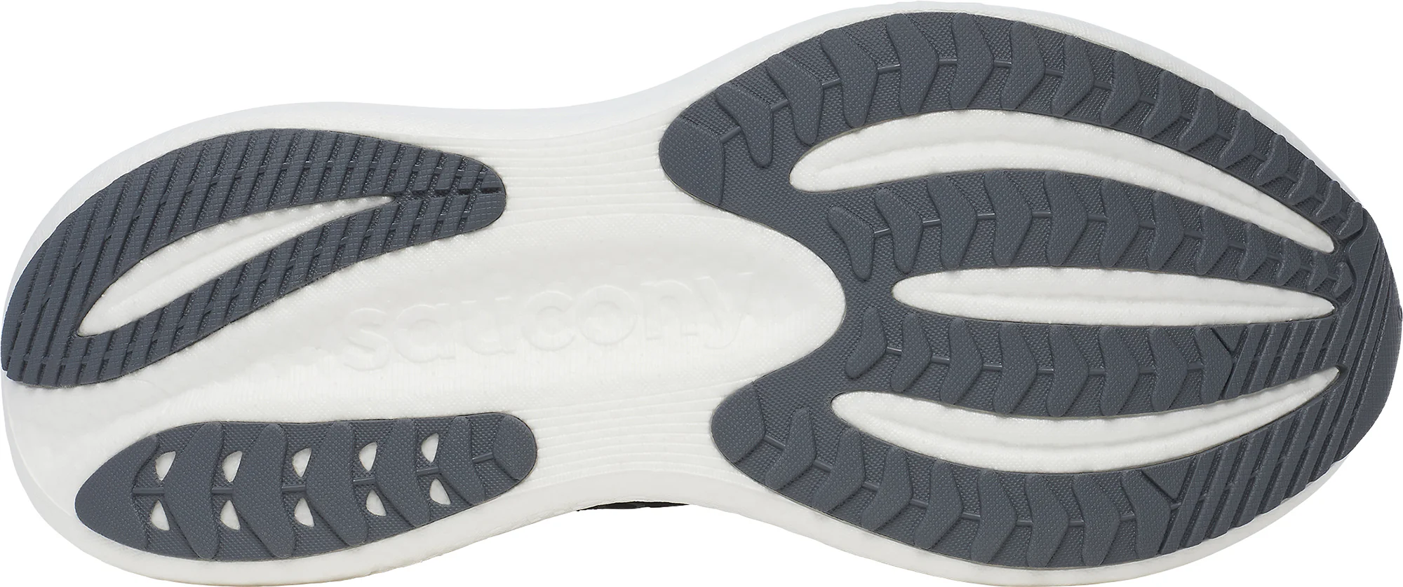 Saucony Triumph 23 WIDE FIT Mens Running Shoes - Black - Image 2