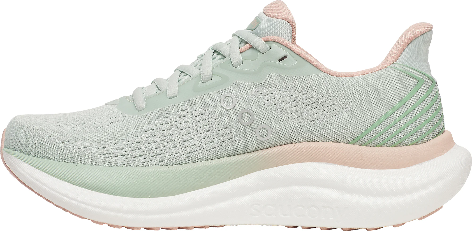 Saucony Triumph 23 Womens Running Shoes - Green - Image 3
