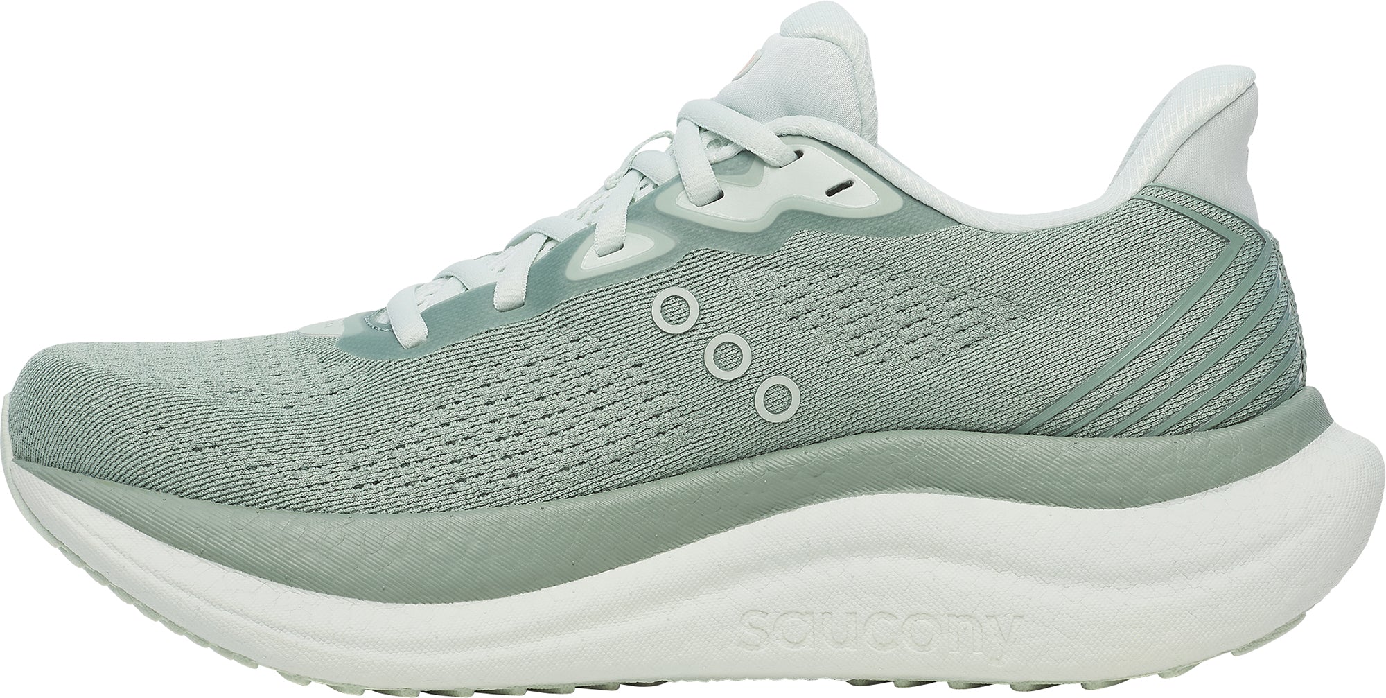 Saucony Triumph 23 Womens Running Shoes - Green - Image 3