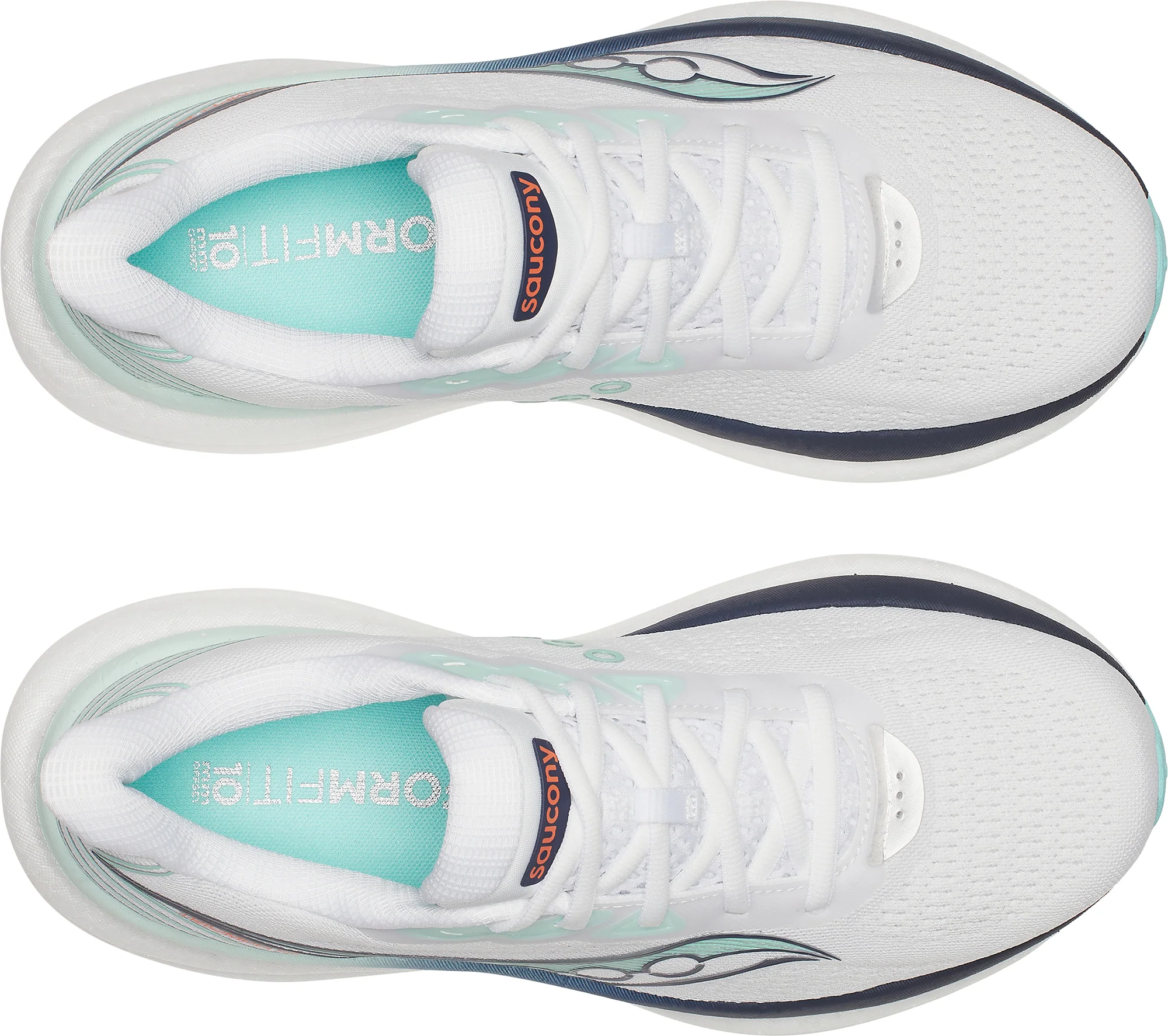 Saucony Triumph 23 Womens Running Shoes - White - Image 4