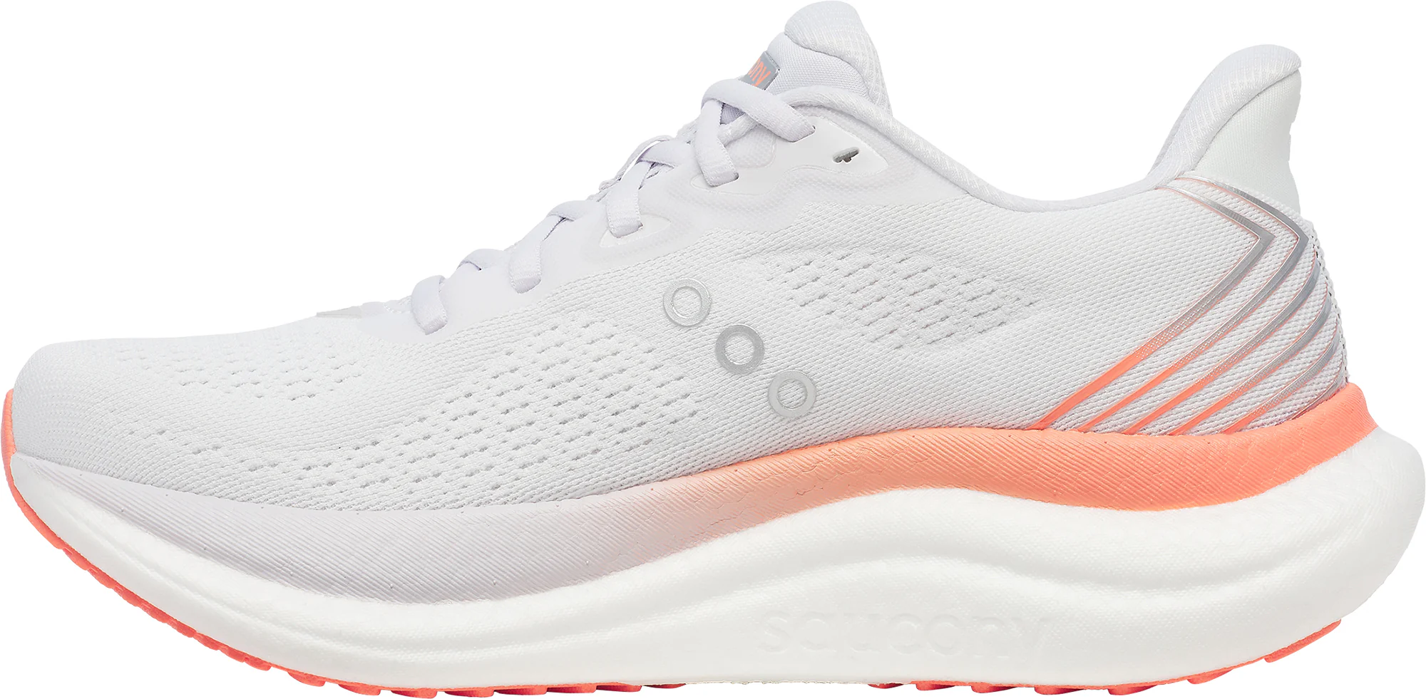 Saucony Triumph 23 Womens Running Shoes - White - Image 3