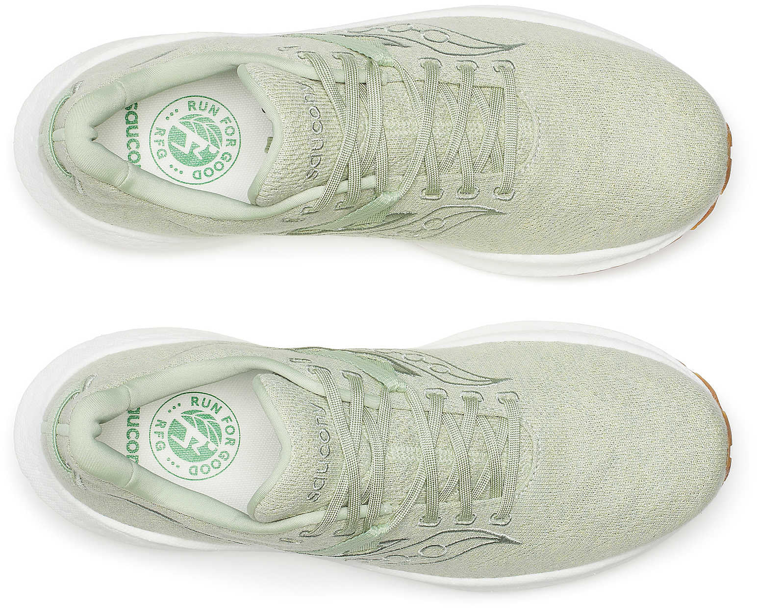 Saucony Triumph RFG Mens Running Shoes - Green - Image 4