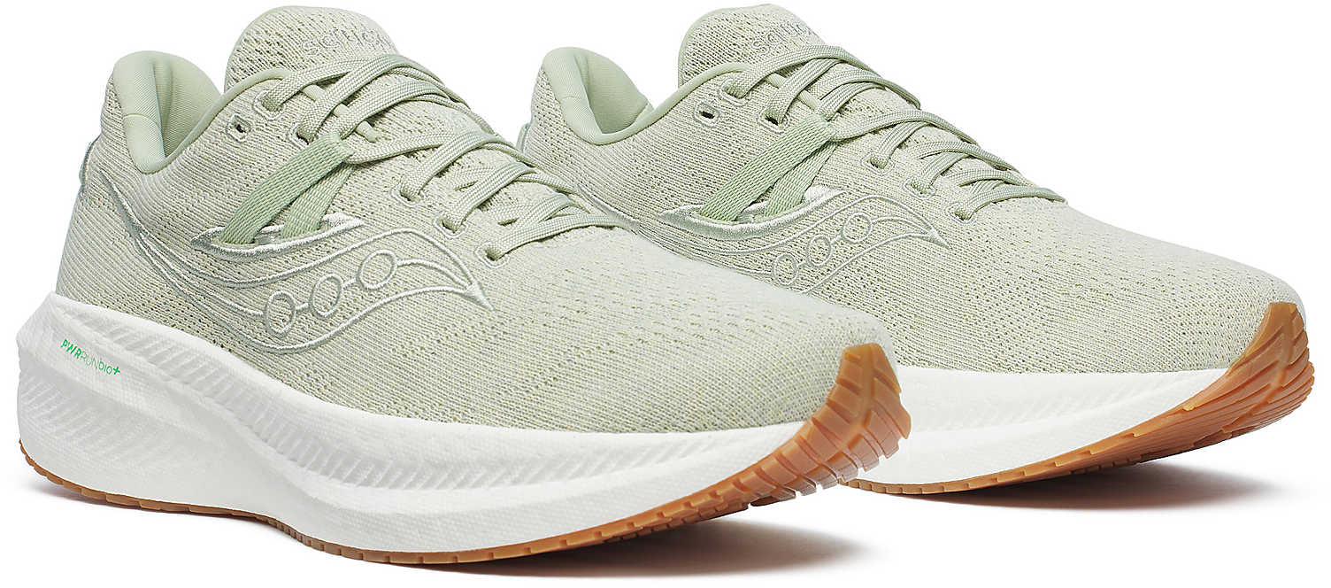 Saucony Triumph RFG Mens Running Shoes - Green - Image 6