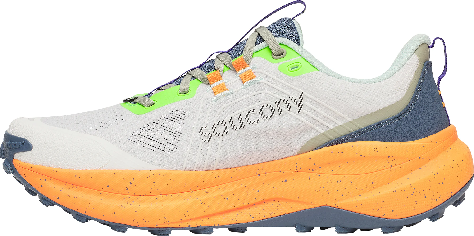 Saucony Xodus Ultra 4 Mens Trail Running Shoes - White - Image 3