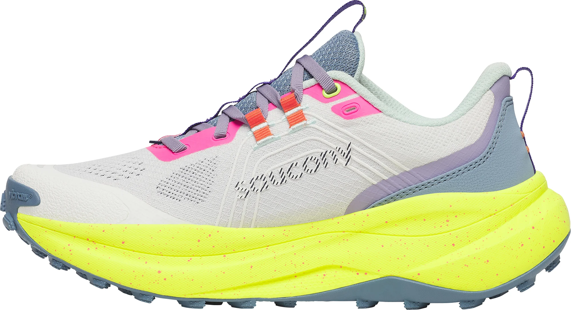 Saucony Xodus Ultra 4 Womens Trail Running Shoes - White - Image 3
