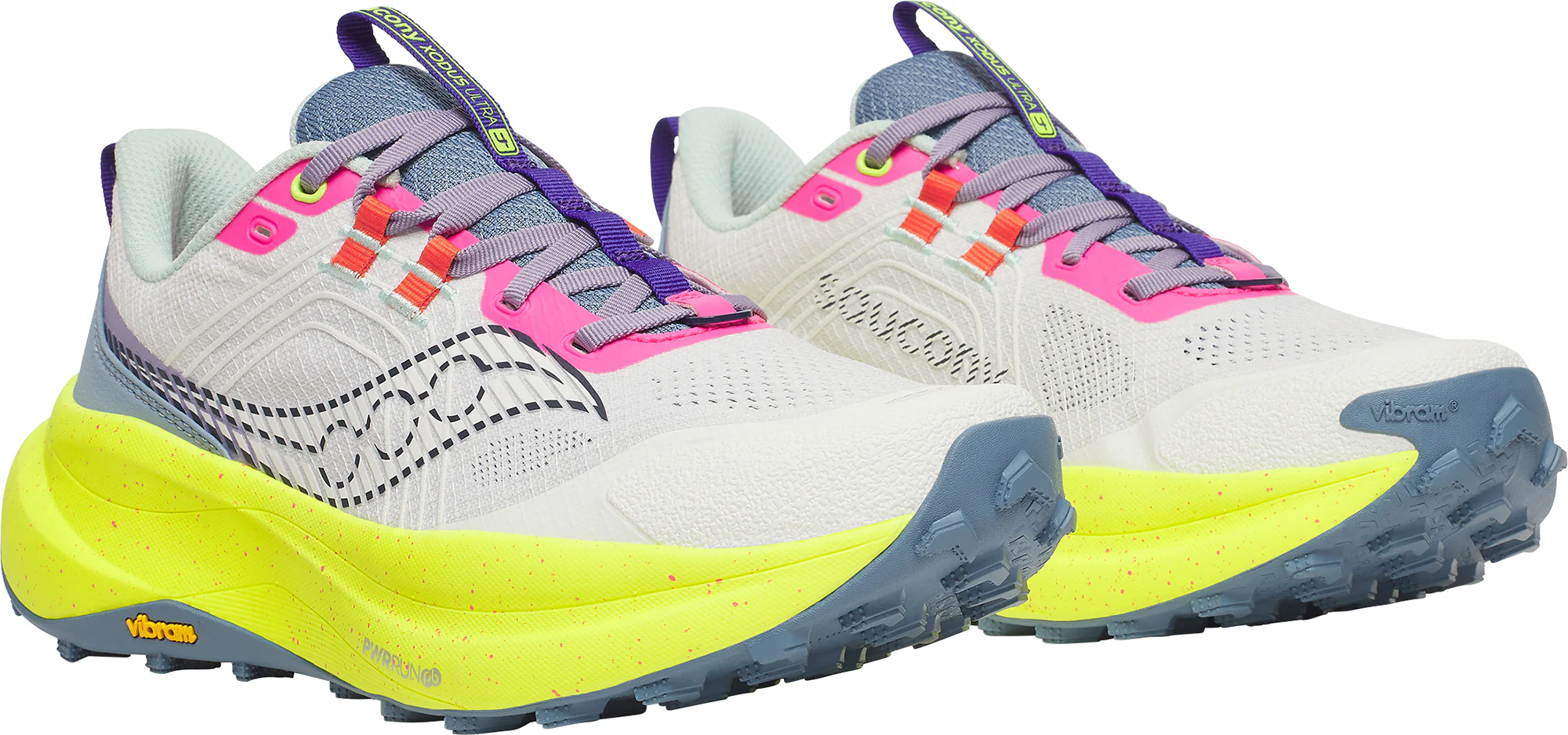 Saucony Xodus Ultra 4 Womens Trail Running Shoes - White - Image 6