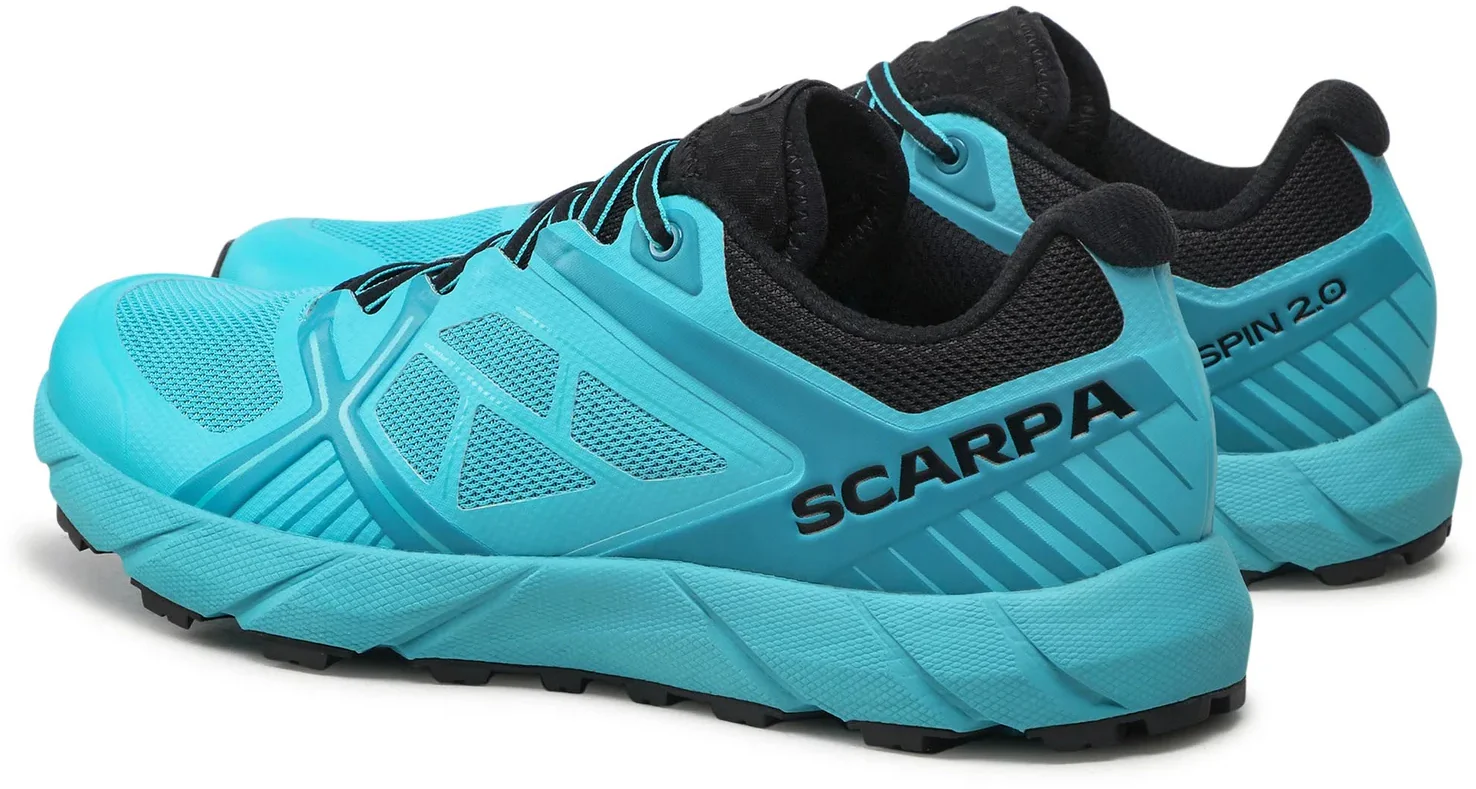 Scarpa Spin 2.0 Mens Trail Running Shoes - Blue - Image 4