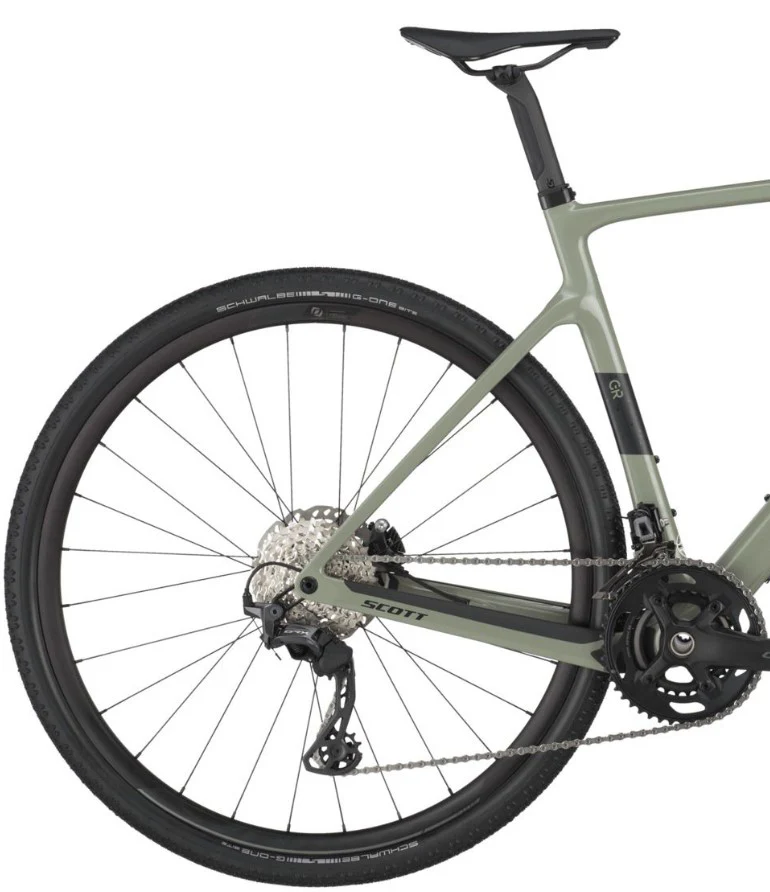 Scott Addict Gravel 50 Carbon Gravel Bike 2025 - Undergrowth Green - Image 2