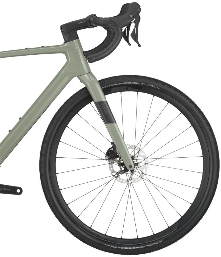 Scott Addict Gravel 50 Carbon Gravel Bike 2025 - Undergrowth Green - Image 3