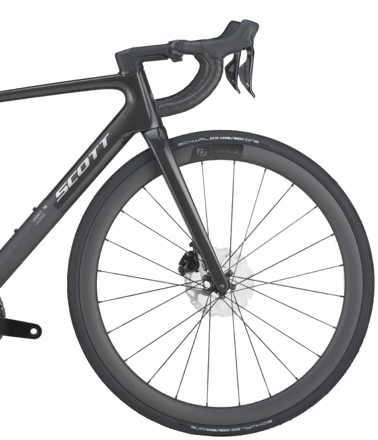 Scott Addict RC 30 Carbon Road Bike 2026 - Carbon Black - Image 3