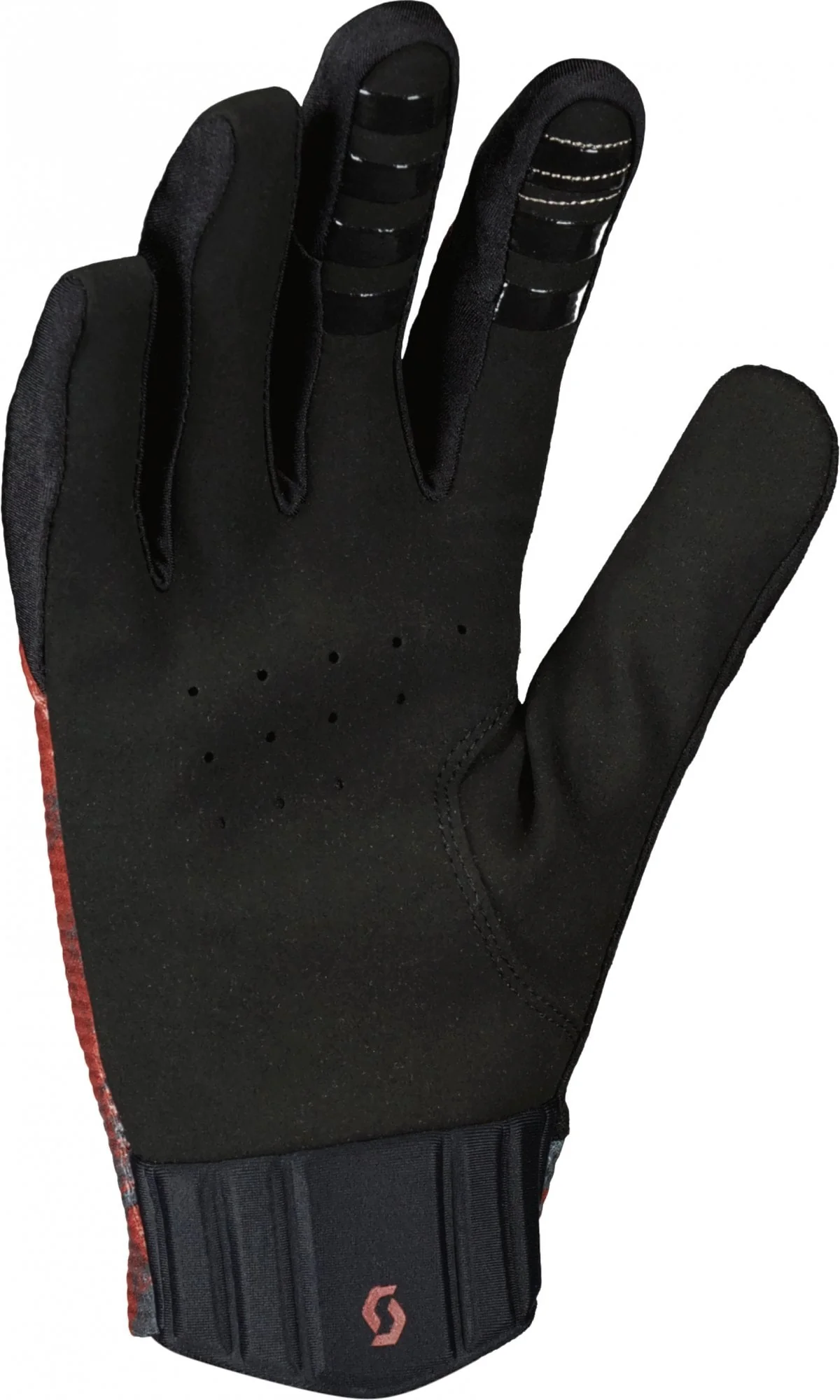 Scott Ridance Full Finger Cycling Gloves - Red - Image 2