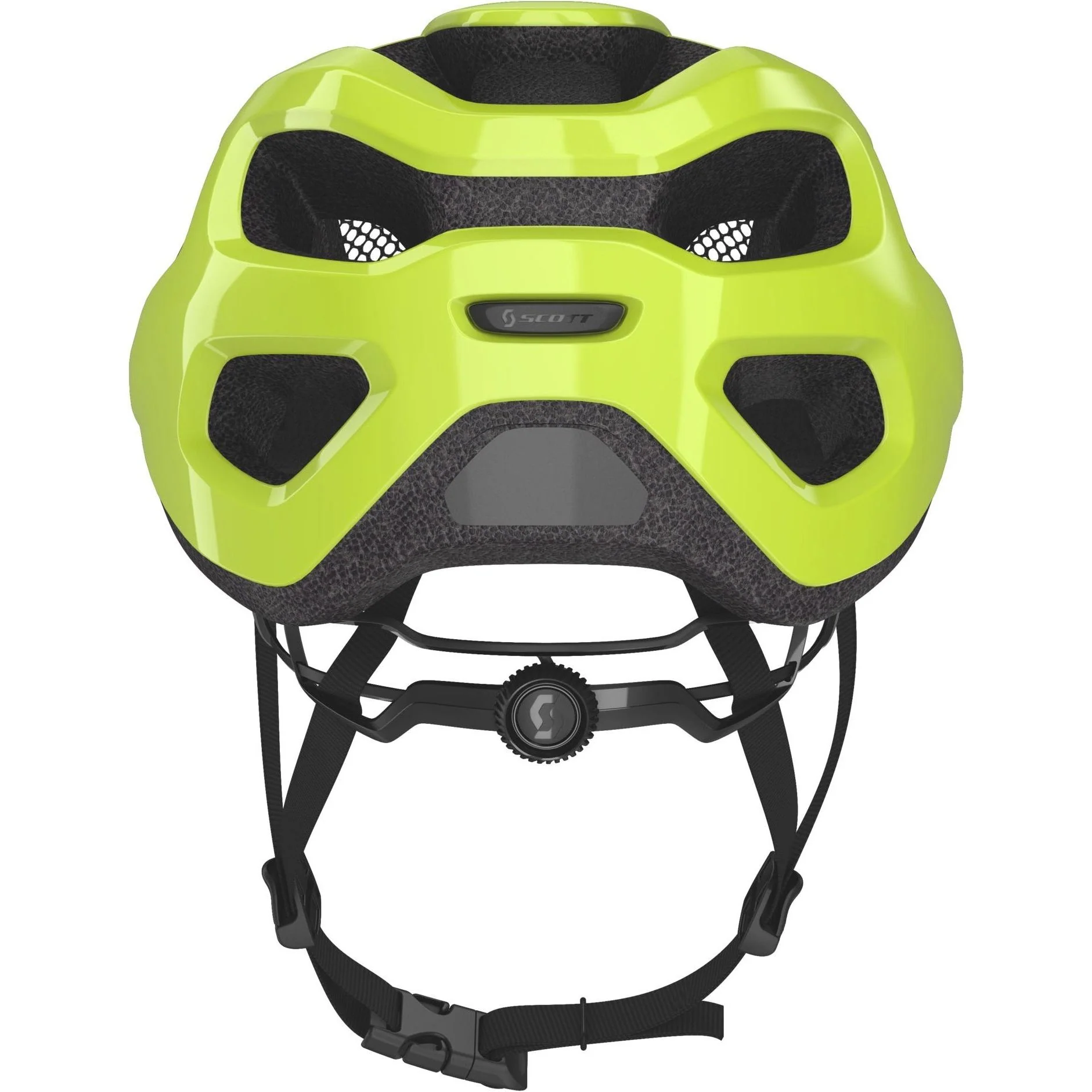 Scott Supra Road Cycling Helmet - Fluorescent Yellow - Image 4