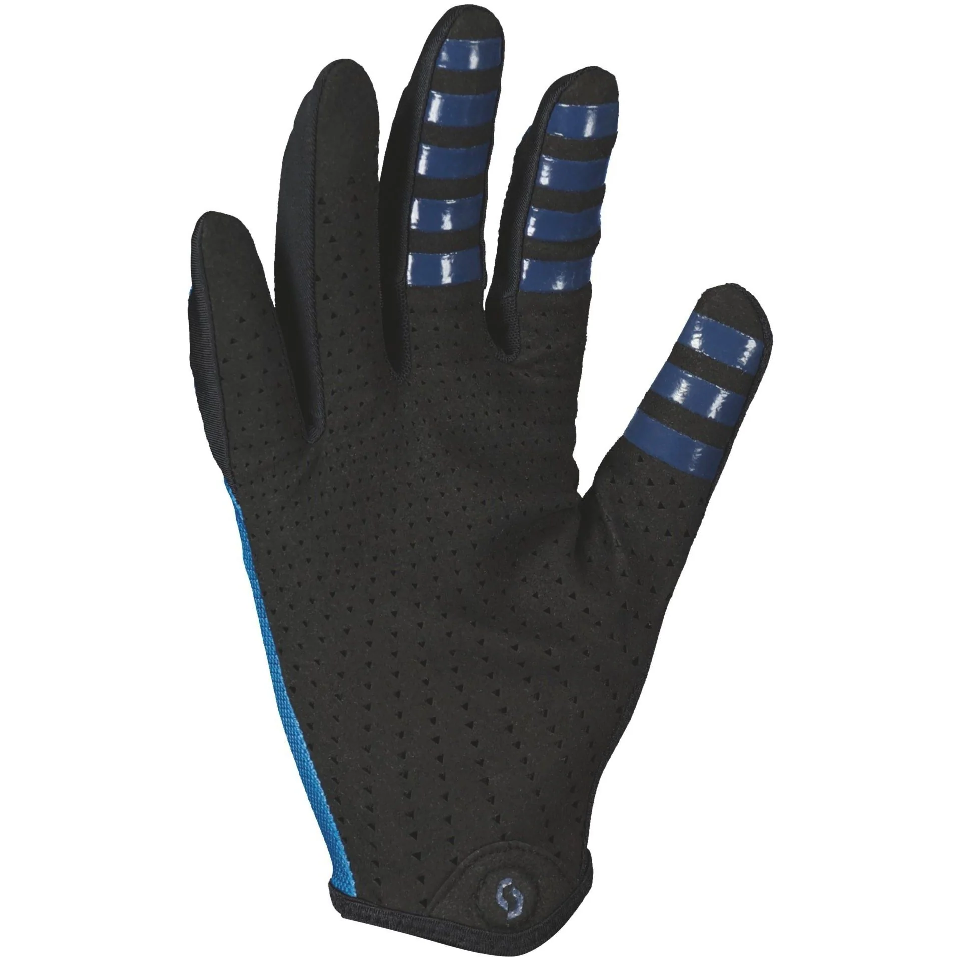Scott Traction Full Finger Cycling Gloves - Blue - Image 2