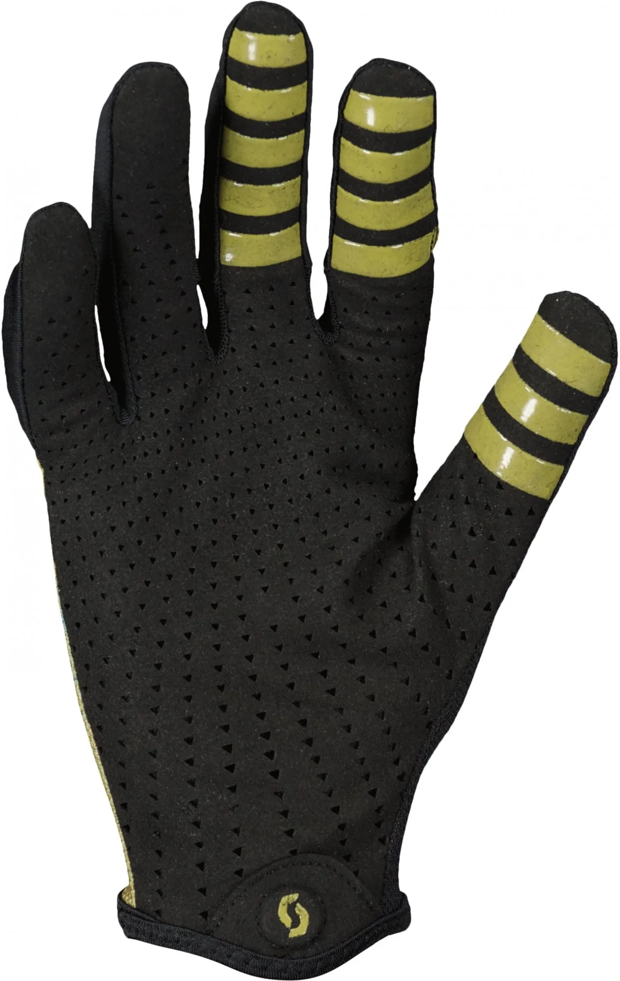 Scott Traction Full Finger Cycling Gloves - Green - Image 2