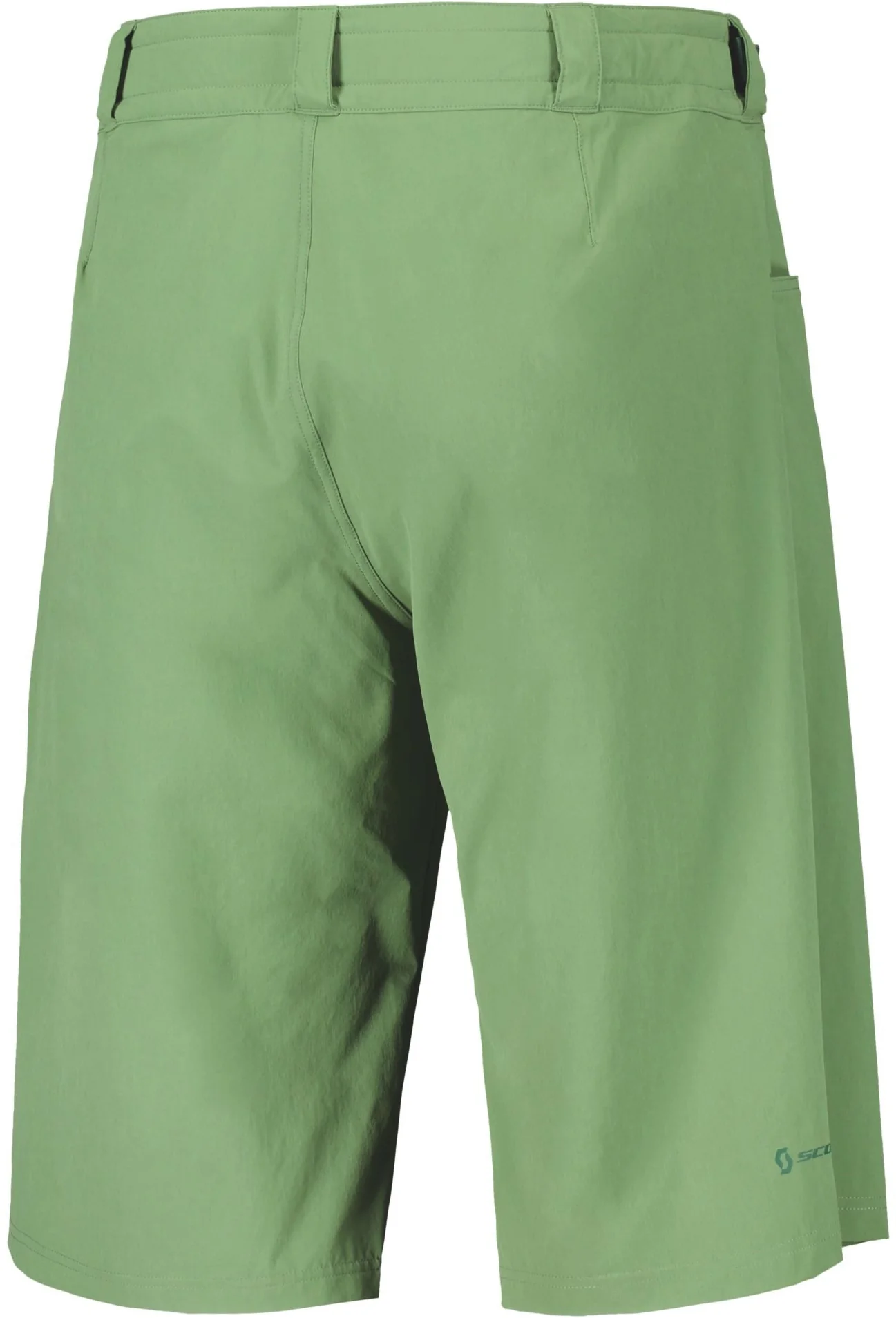 Scott Trail Flow Padded Mens Cycling Shorts - Green - Image 2