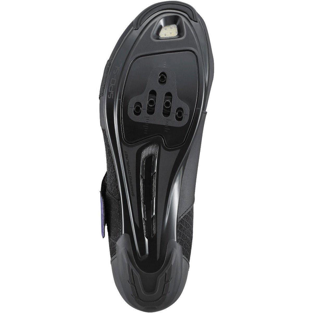 Shimano IC100 Unisex Indoor Spinning Cycling Shoes - Black - Image 2