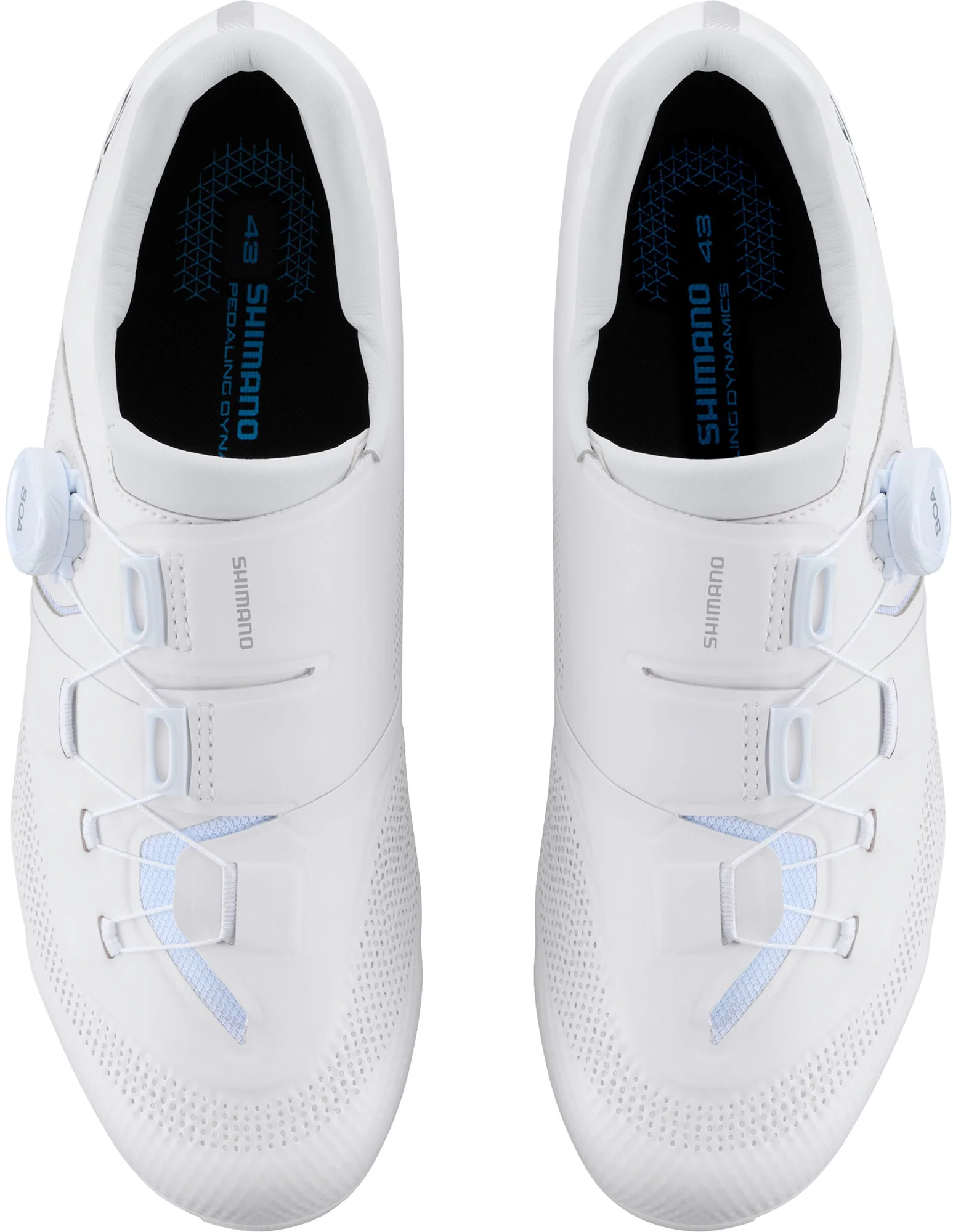 Shimano RC503 Mens Road Cycling Shoes - White - Image 4