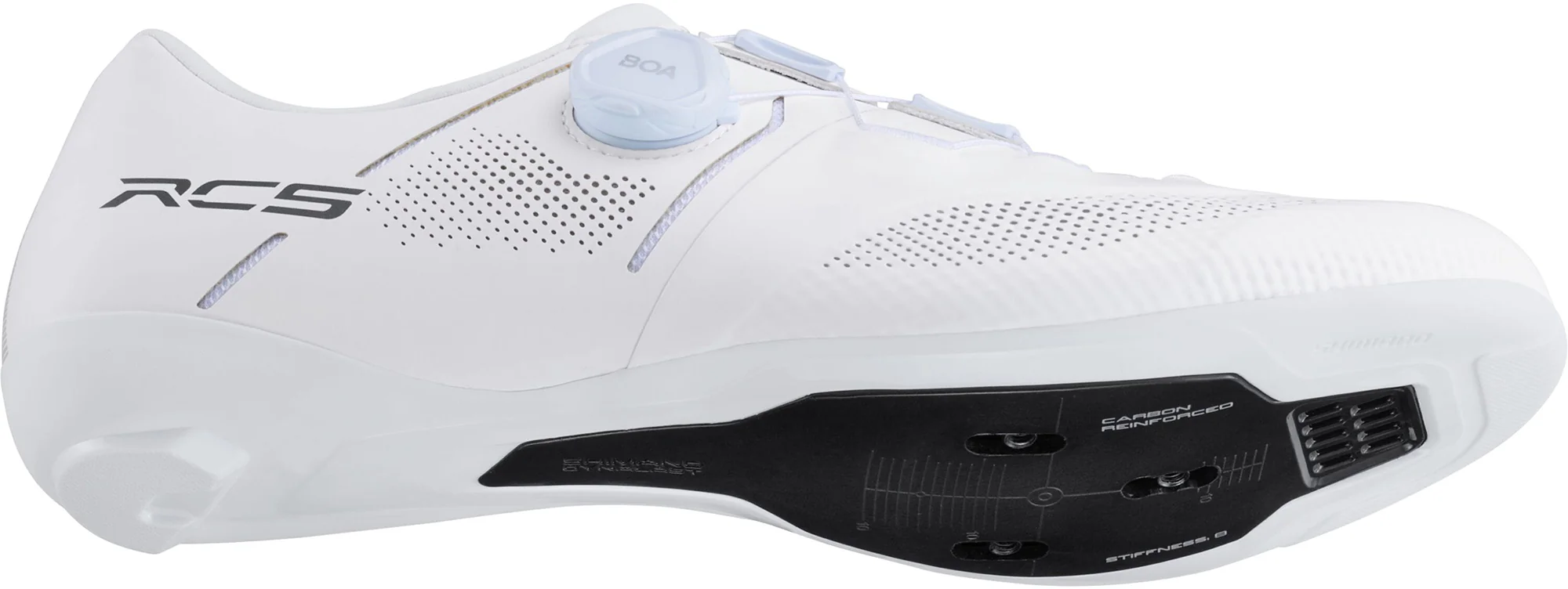 Shimano RC503 Mens Road Cycling Shoes - White - Image 6