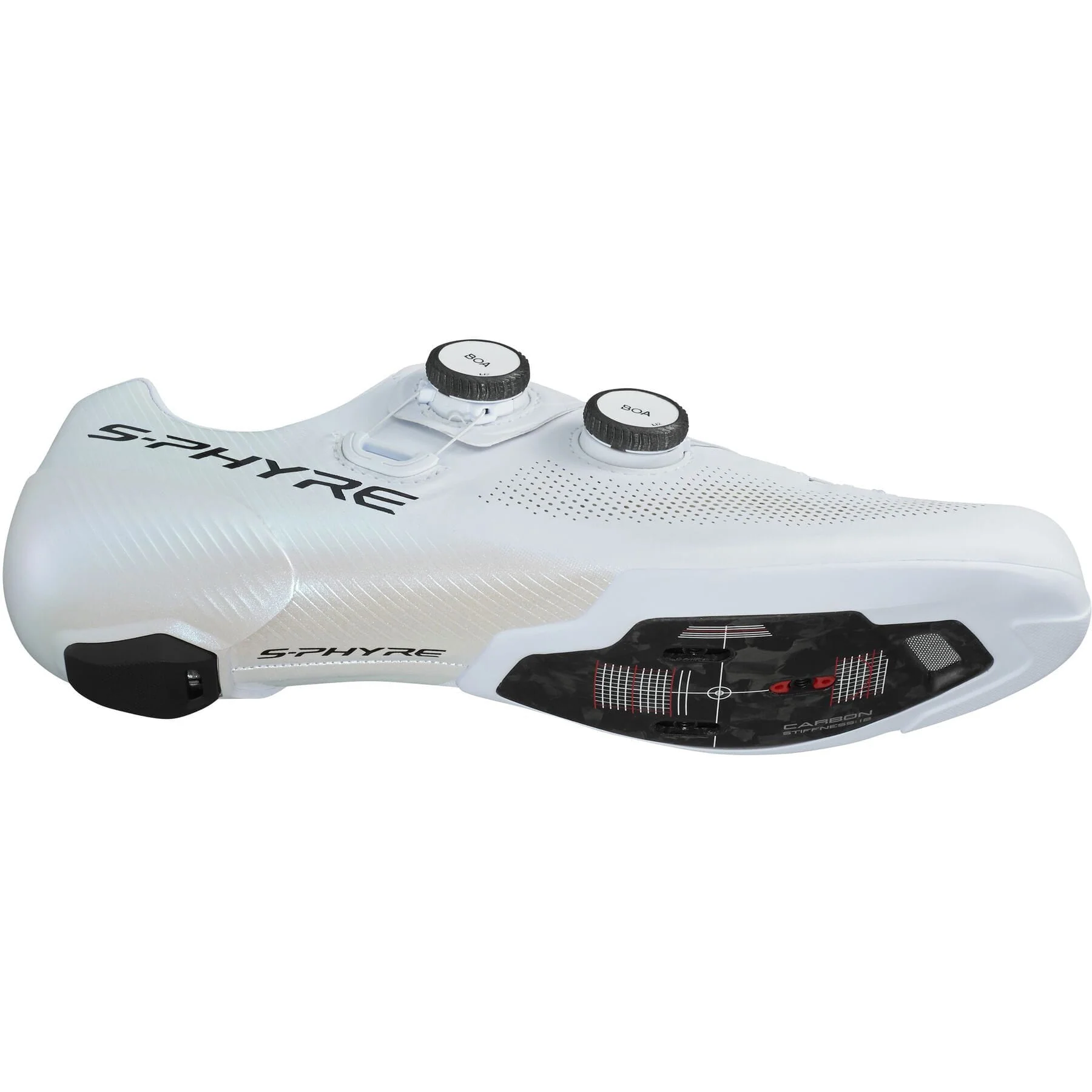 Shimano RC903 S-Phyre Road Cycling Shoes - White - Image 3